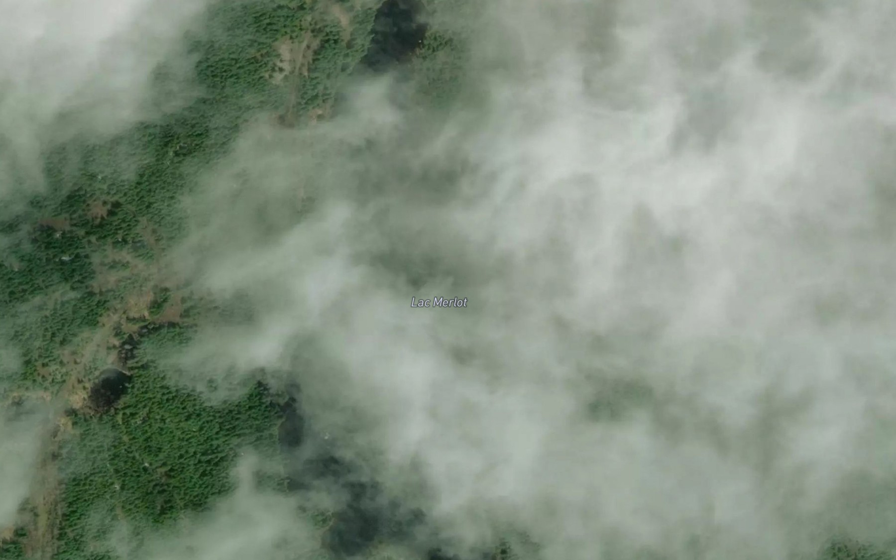Satellite map of the Lac Merlot