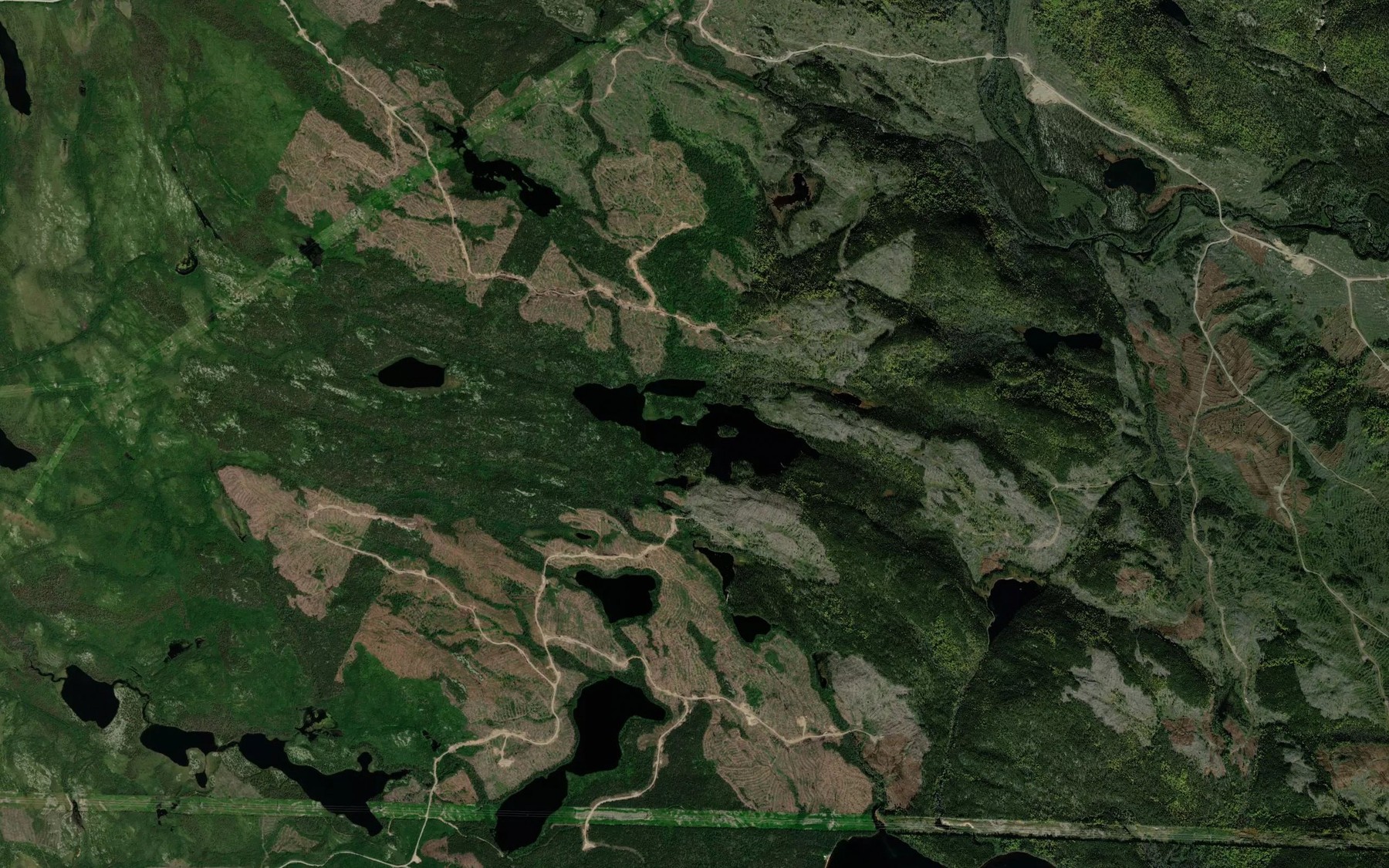 Satellite map of the Lac des Fosses