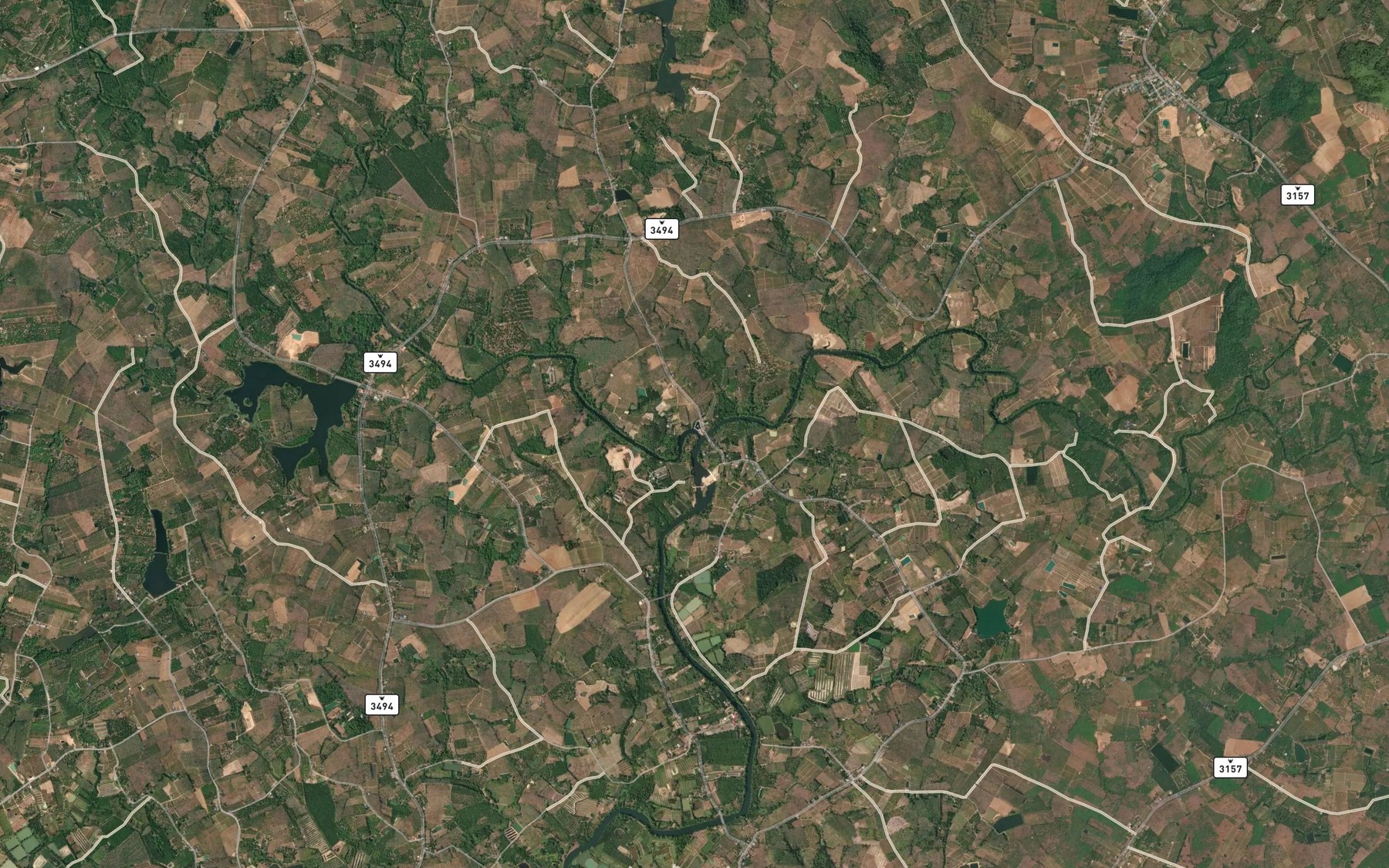 Satellite map of the Khlong Phit