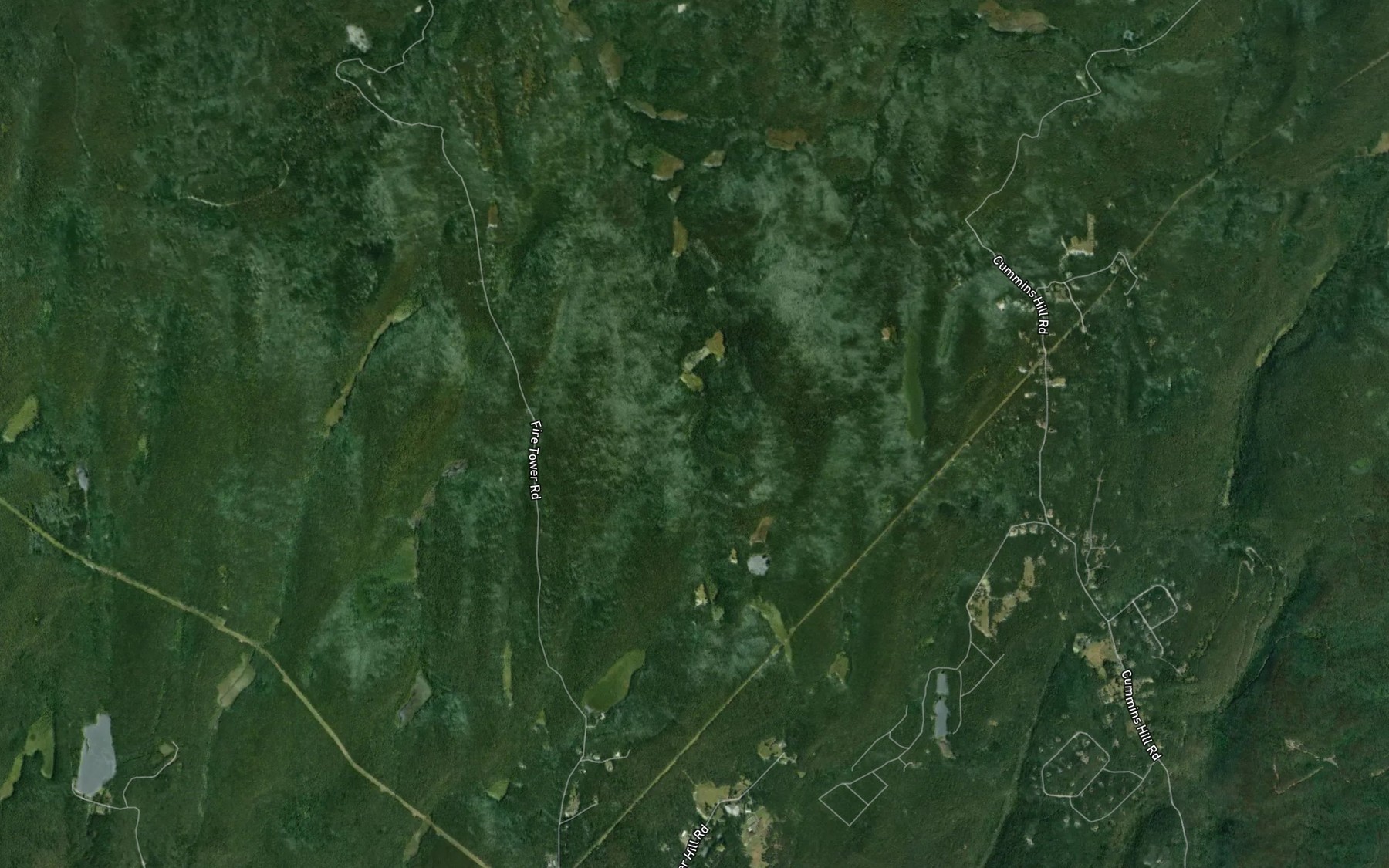 Satellite map of the Wallowing Hole