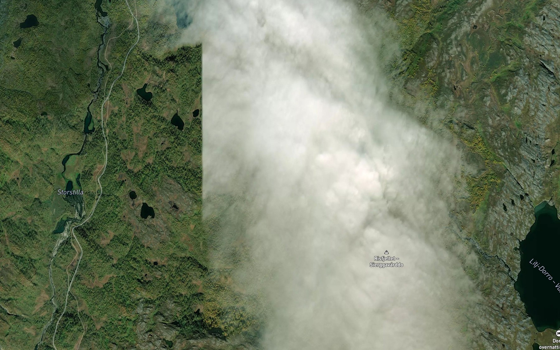 Satellite map of the Sakanastjonna