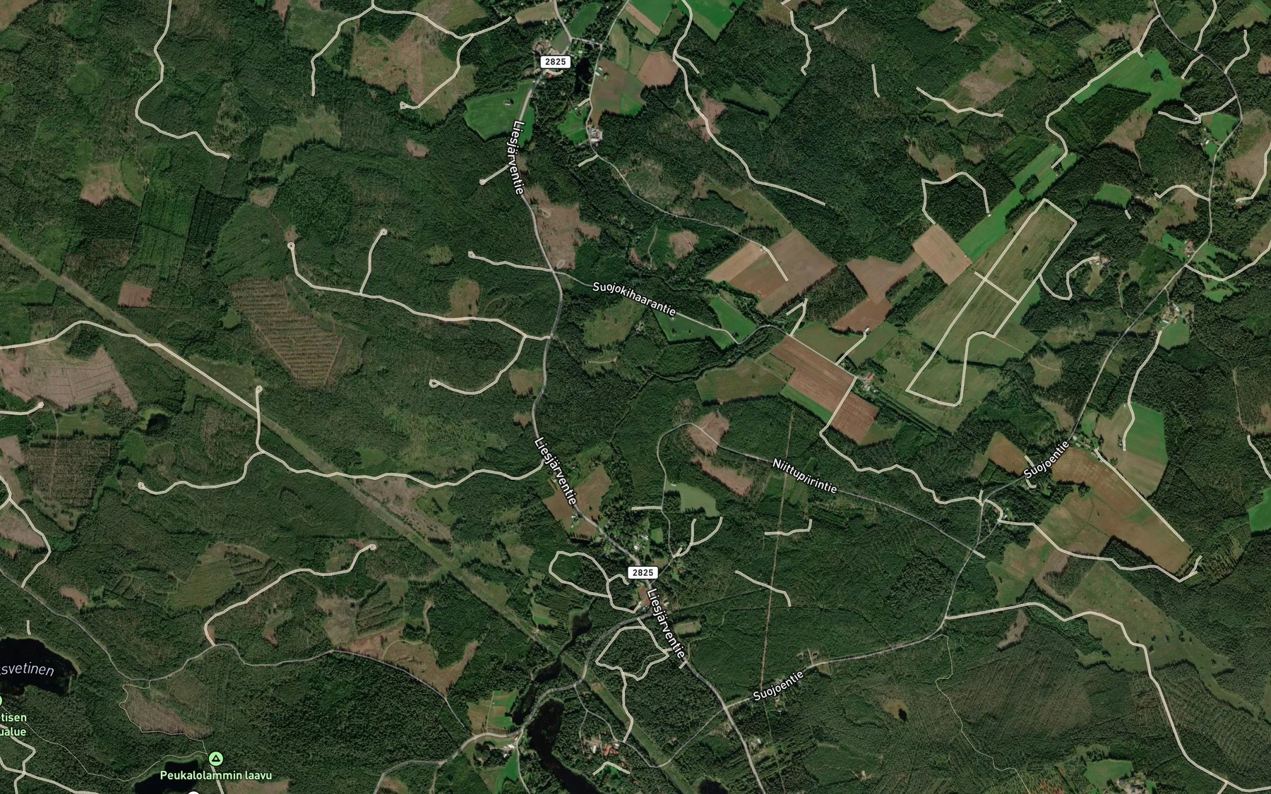 Satellite map of the Isonladonkoski