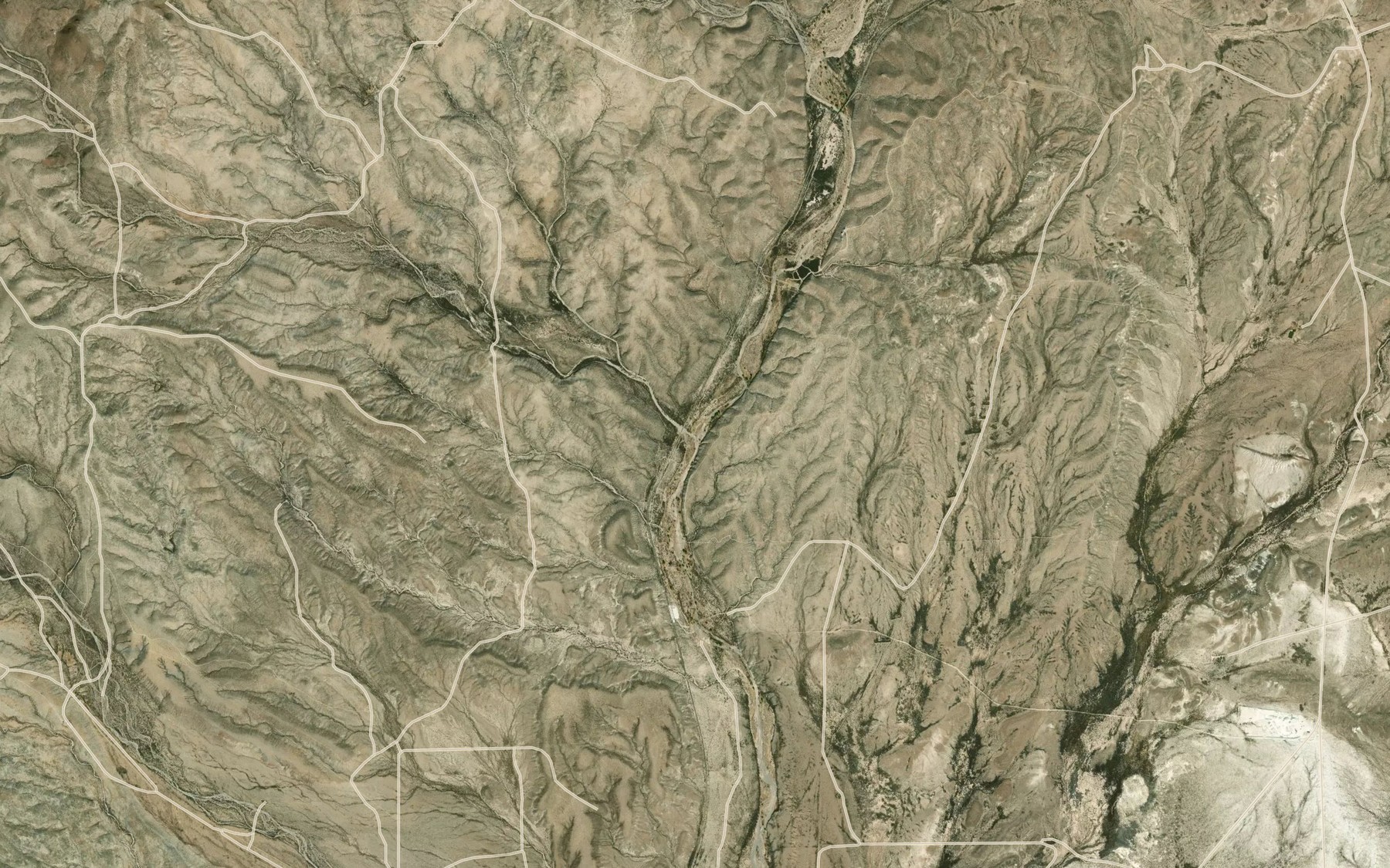 Satellite map of the Sauceda Creek