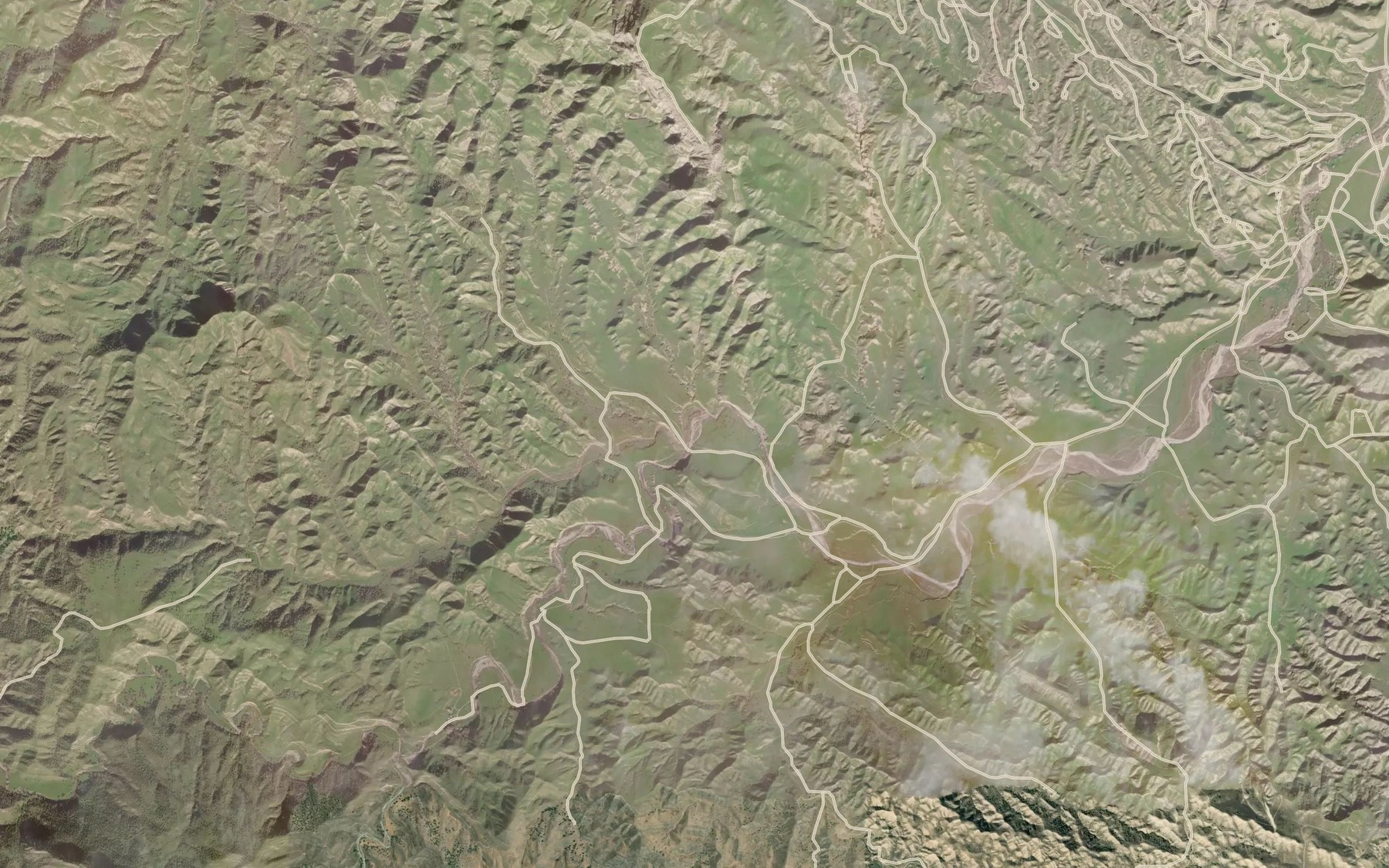 Satellite map of the Salt Creek