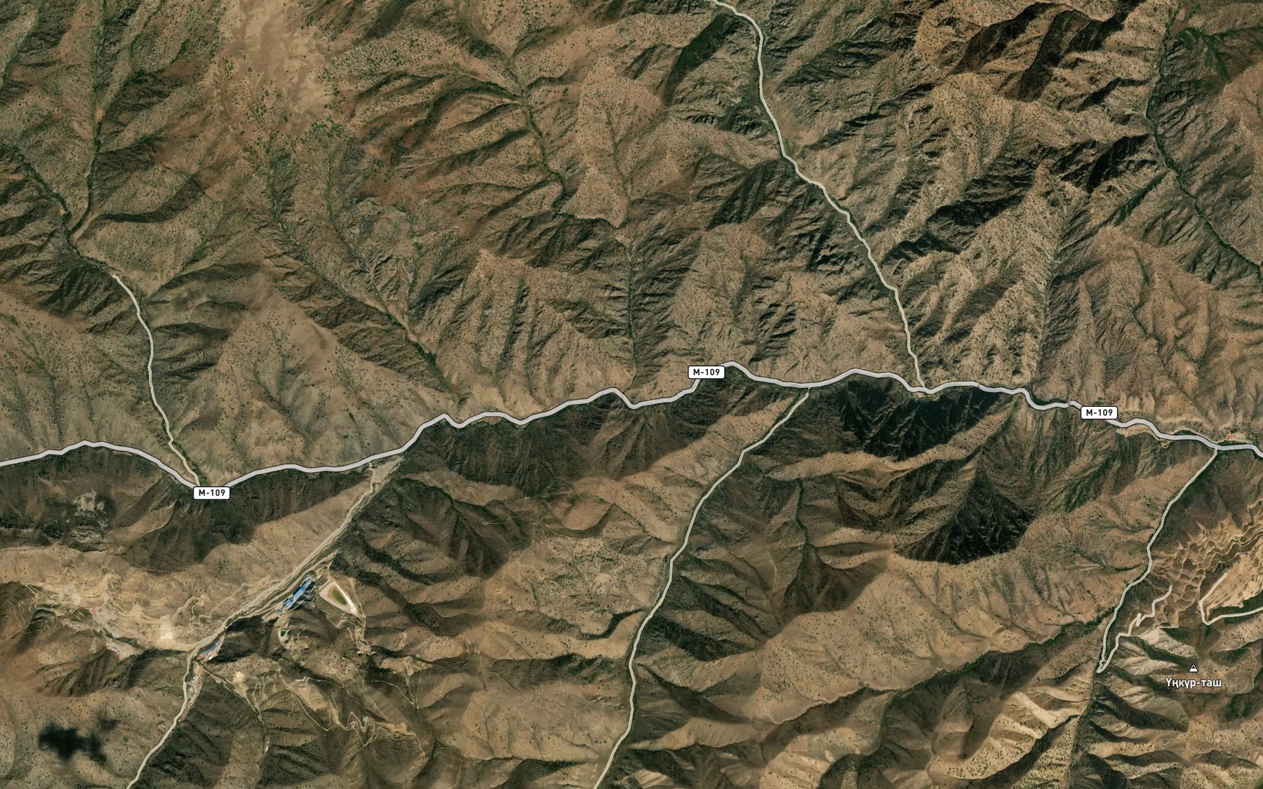 Satellite map of the Aryk-Bulak