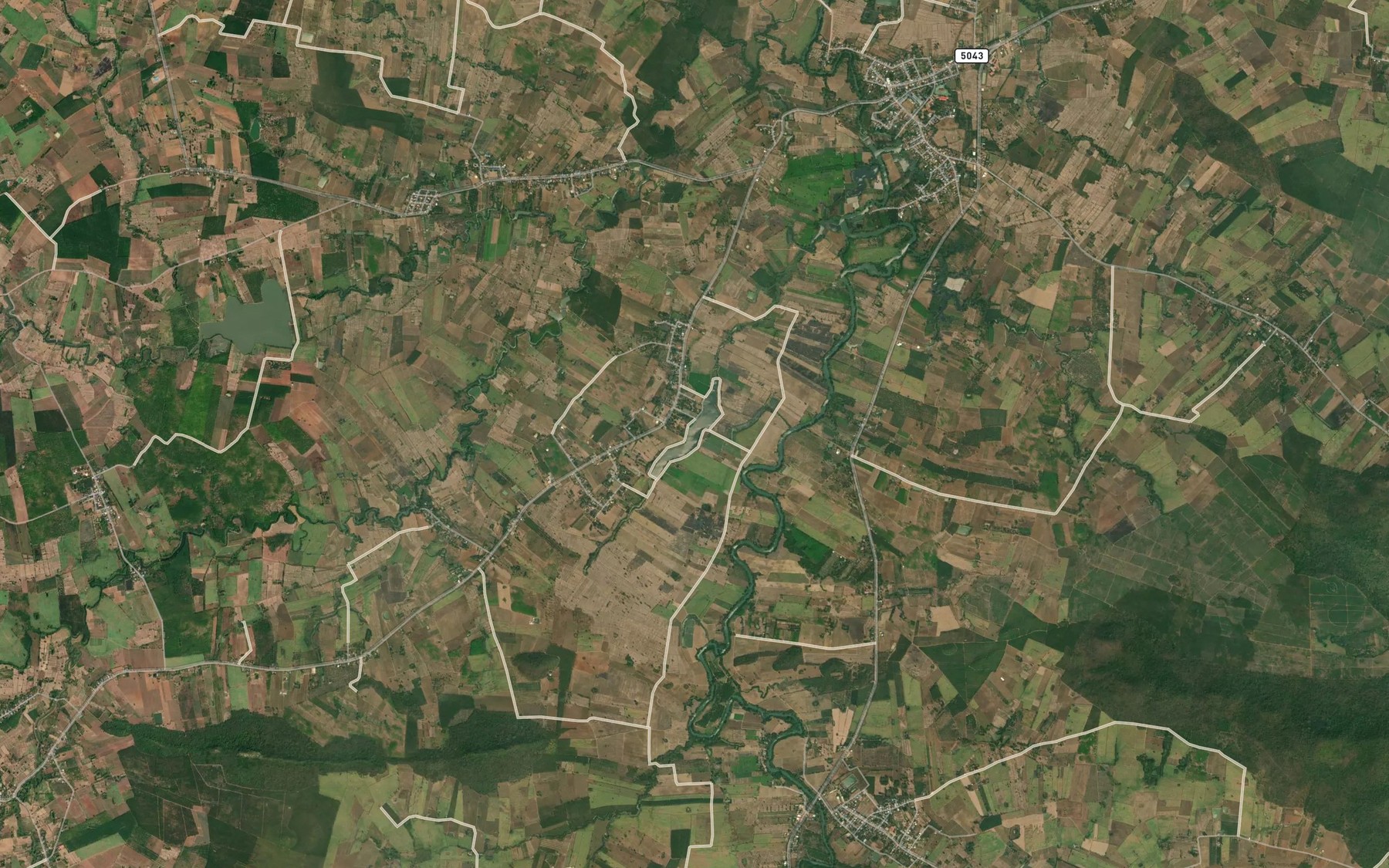 Satellite map of the Bueng Phra Ram