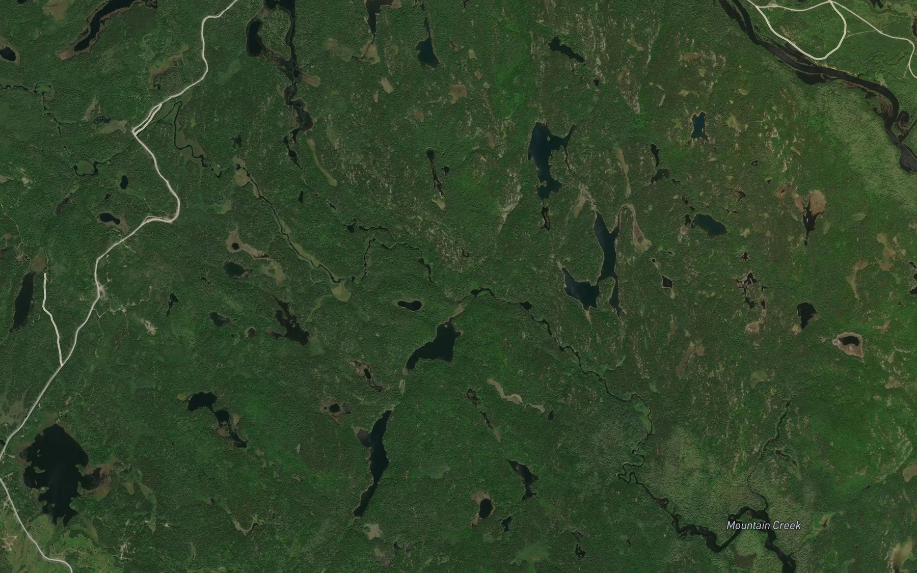 Satellite map of the Parkin Creek