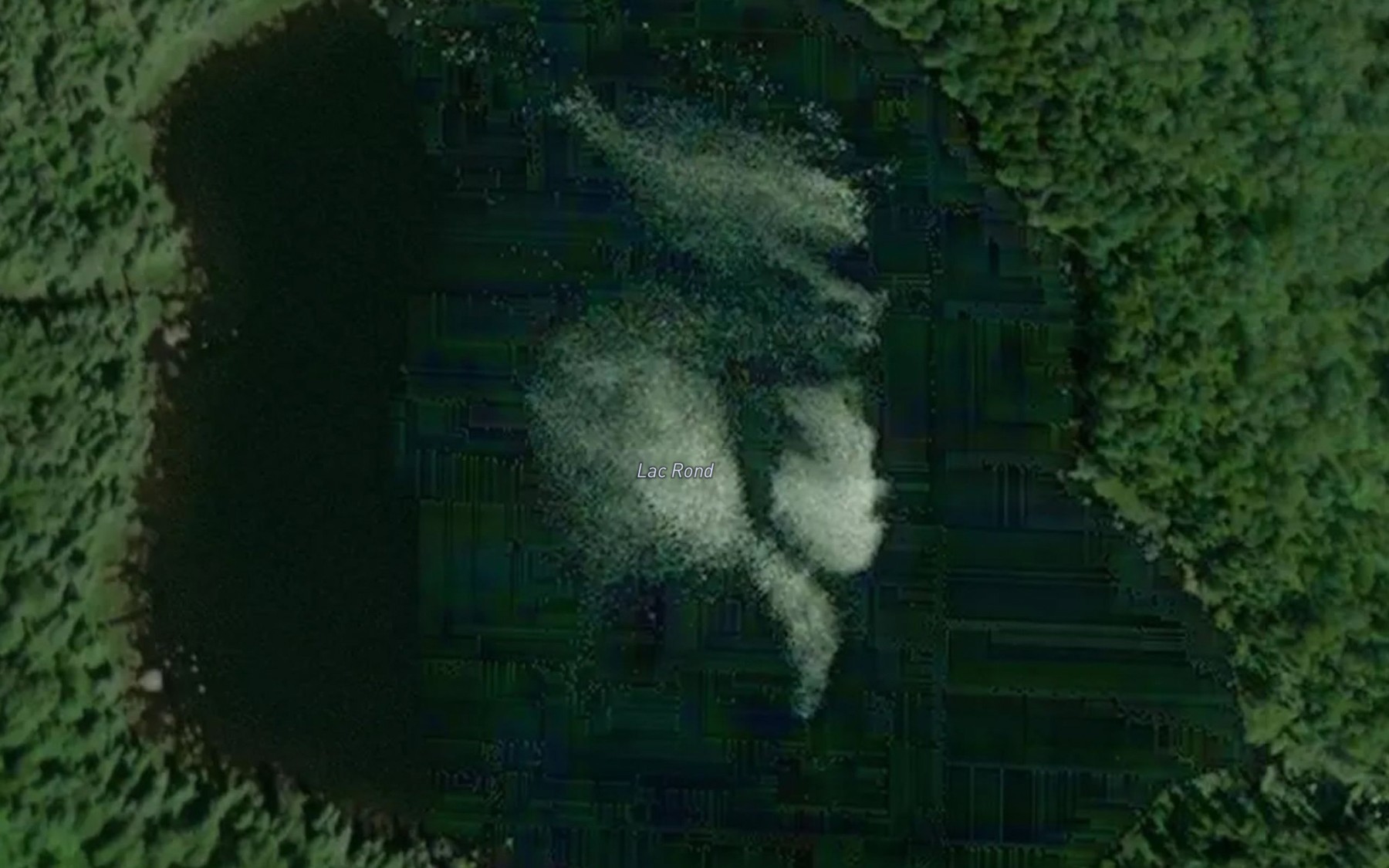 Satellite map of the LacRond