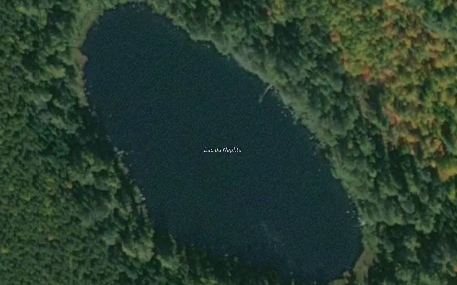 Satellite map of the Lac du Naphte