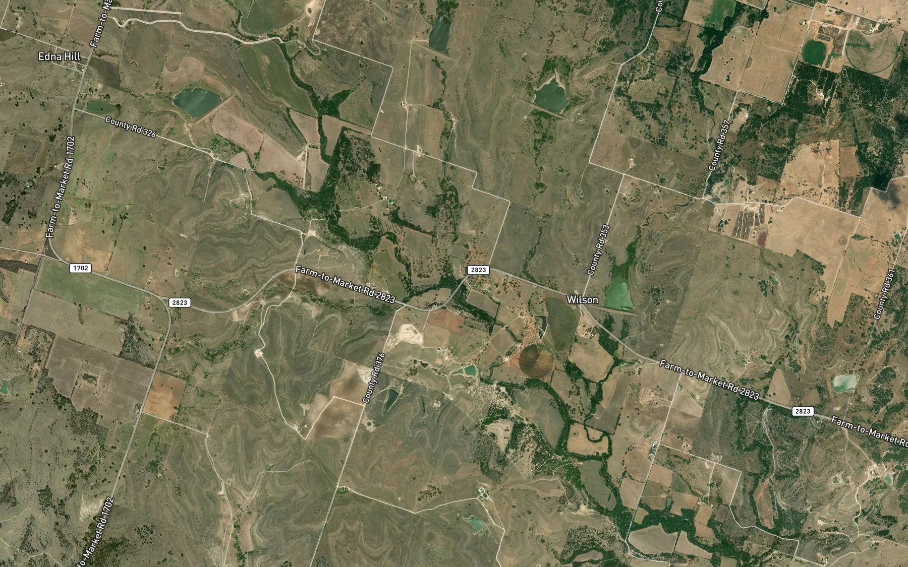 Satellite map of the Salt Branch