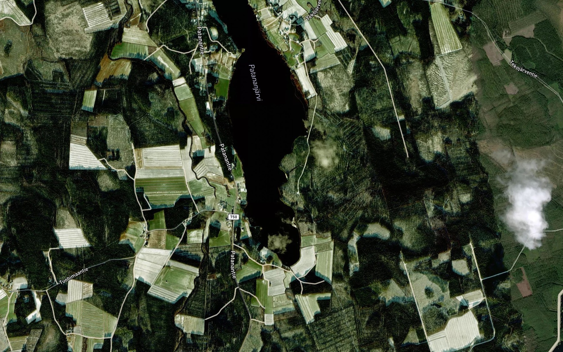 Satellite map of the Kutulahti
