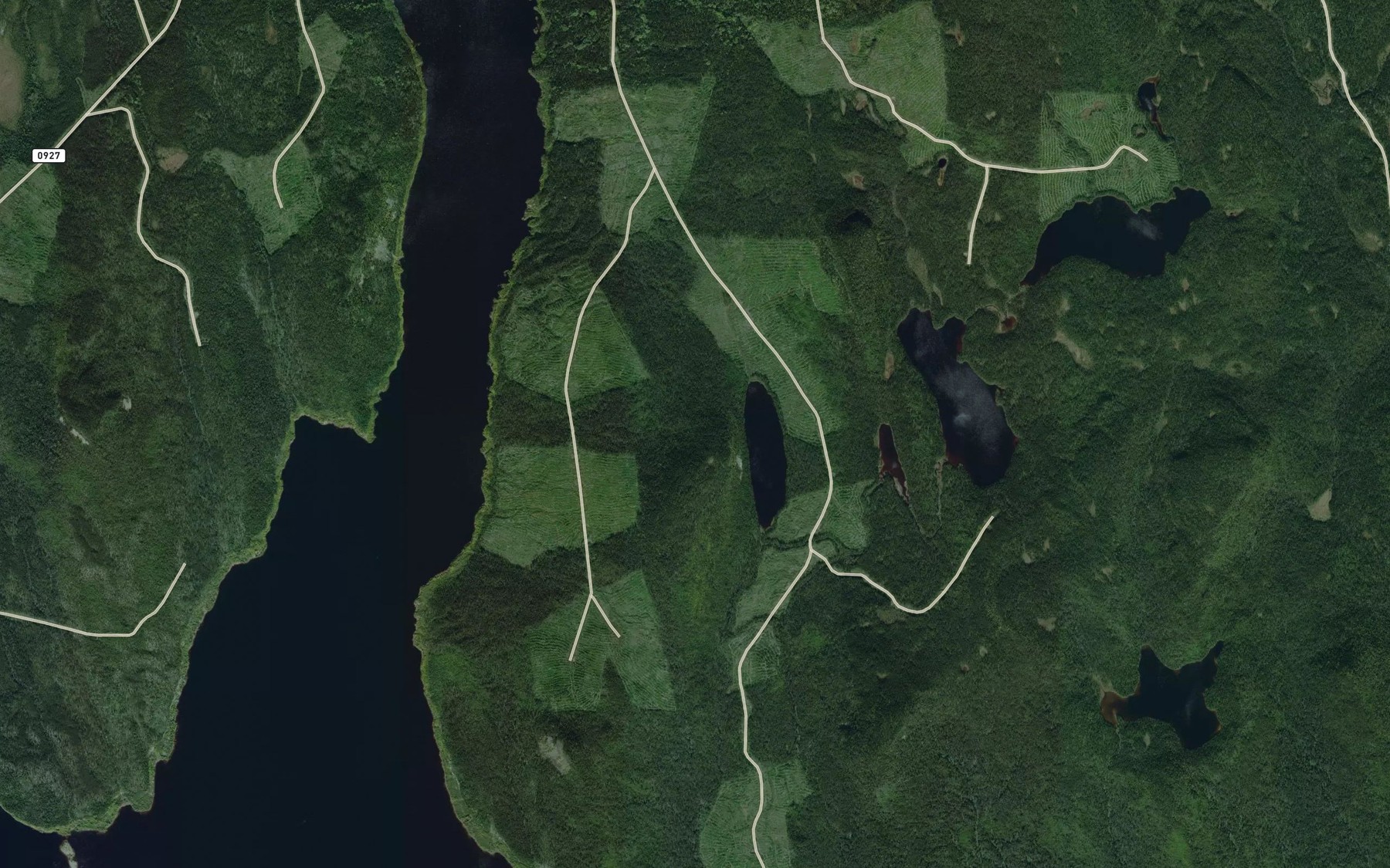 Satellite map of the Lac du Plombage