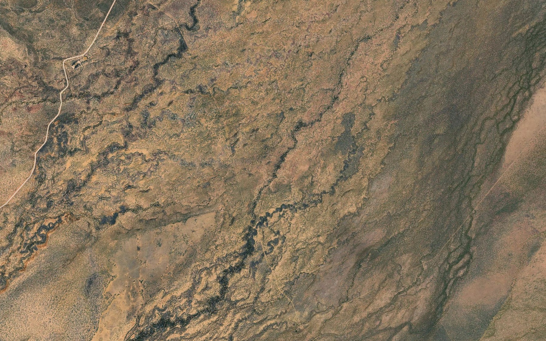 Satellite map of the Musselbrook Creek