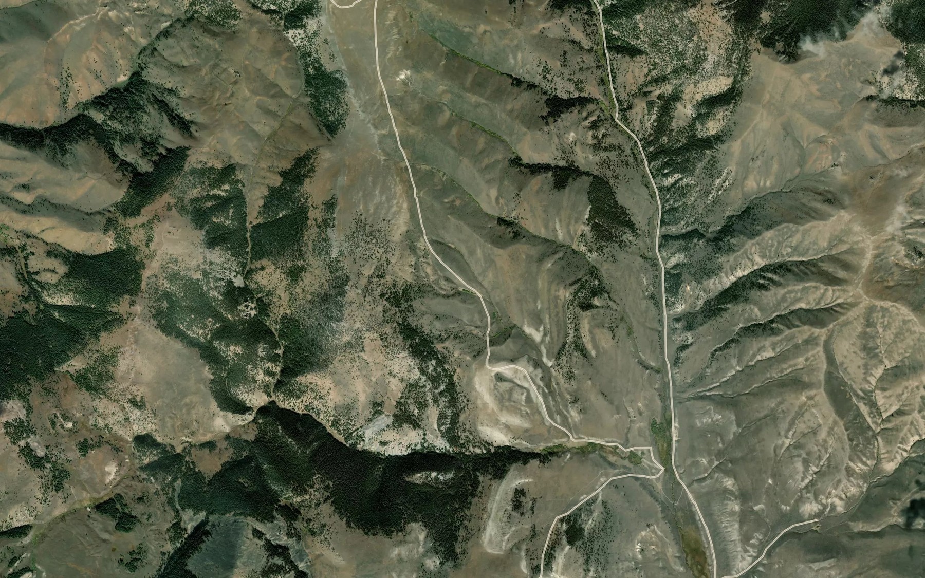 Satellite map of the Aspen Spring