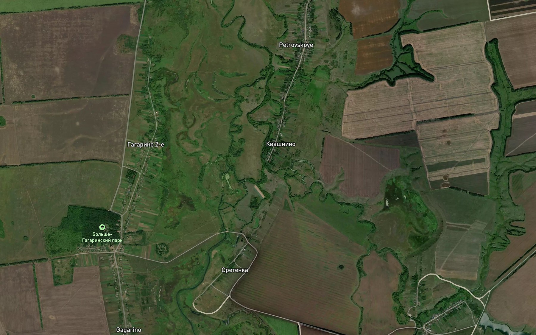 Satellite map of the Malyy Lomovis