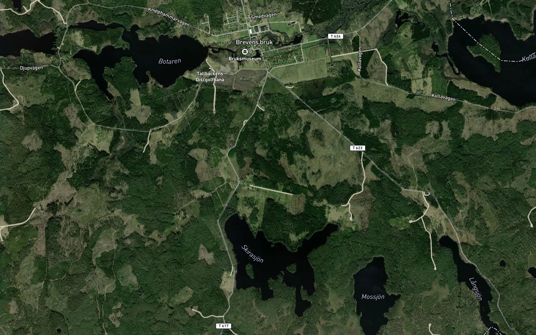 Satellite map of the Skirasjon