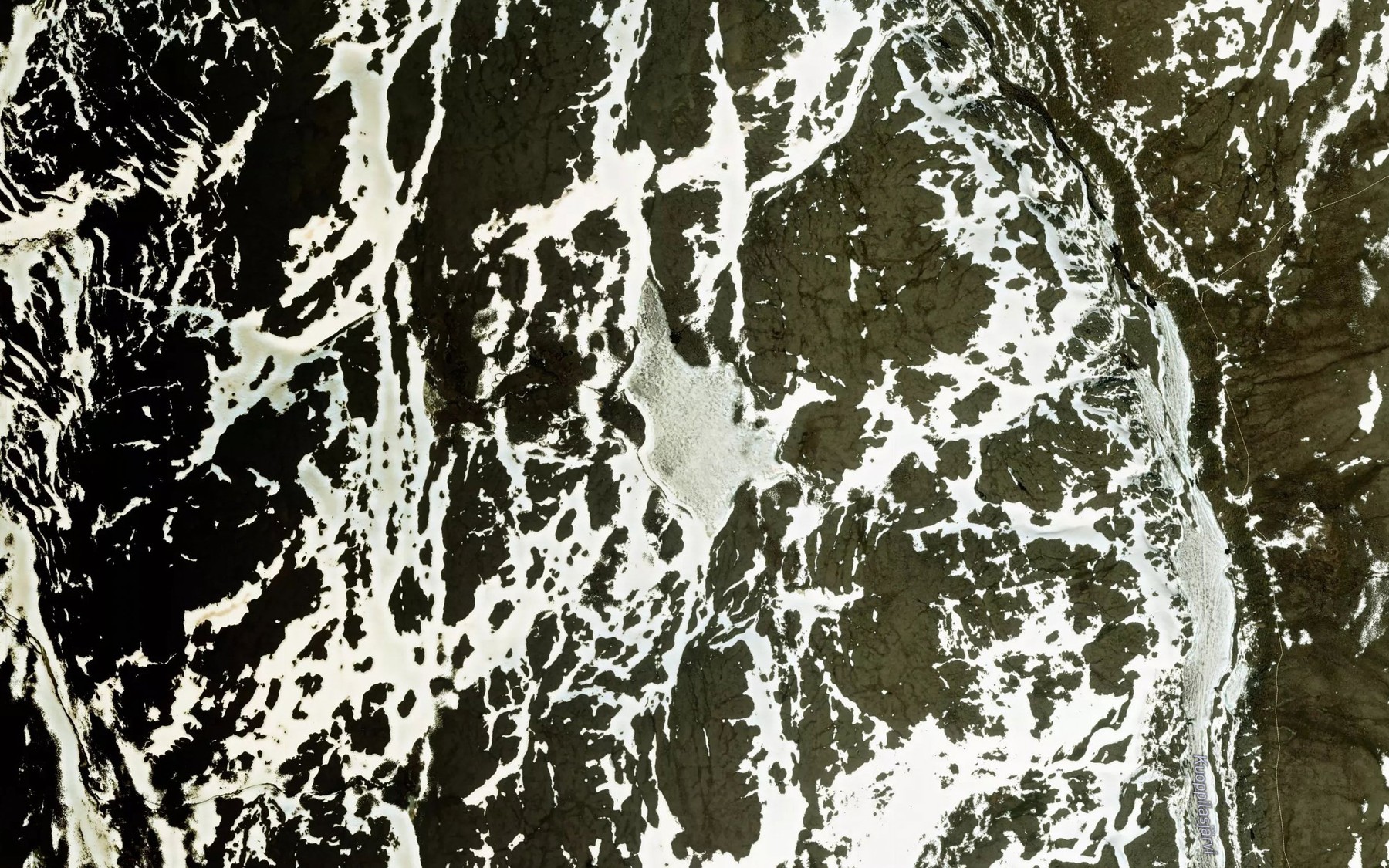 Satellite map of the Loktajavri