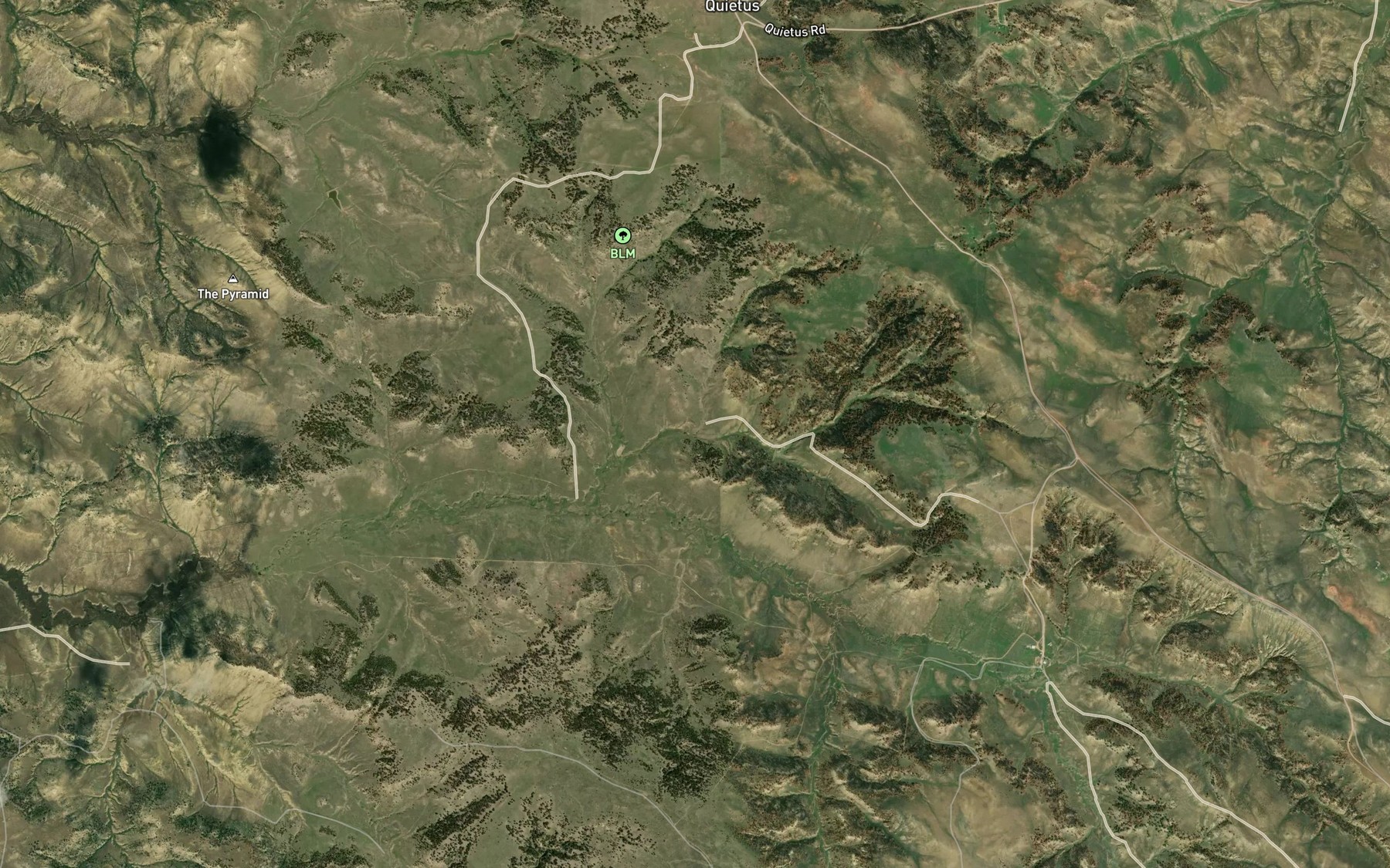 Satellite map of the San Spring