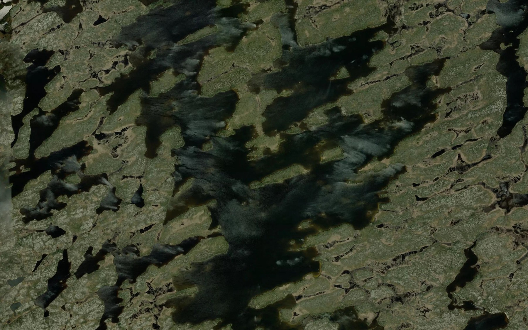 Satellite map of the Lac Nitauchinakanapaw