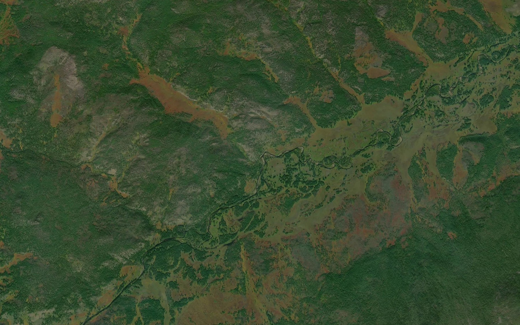 Satellite map of the Yalkhata