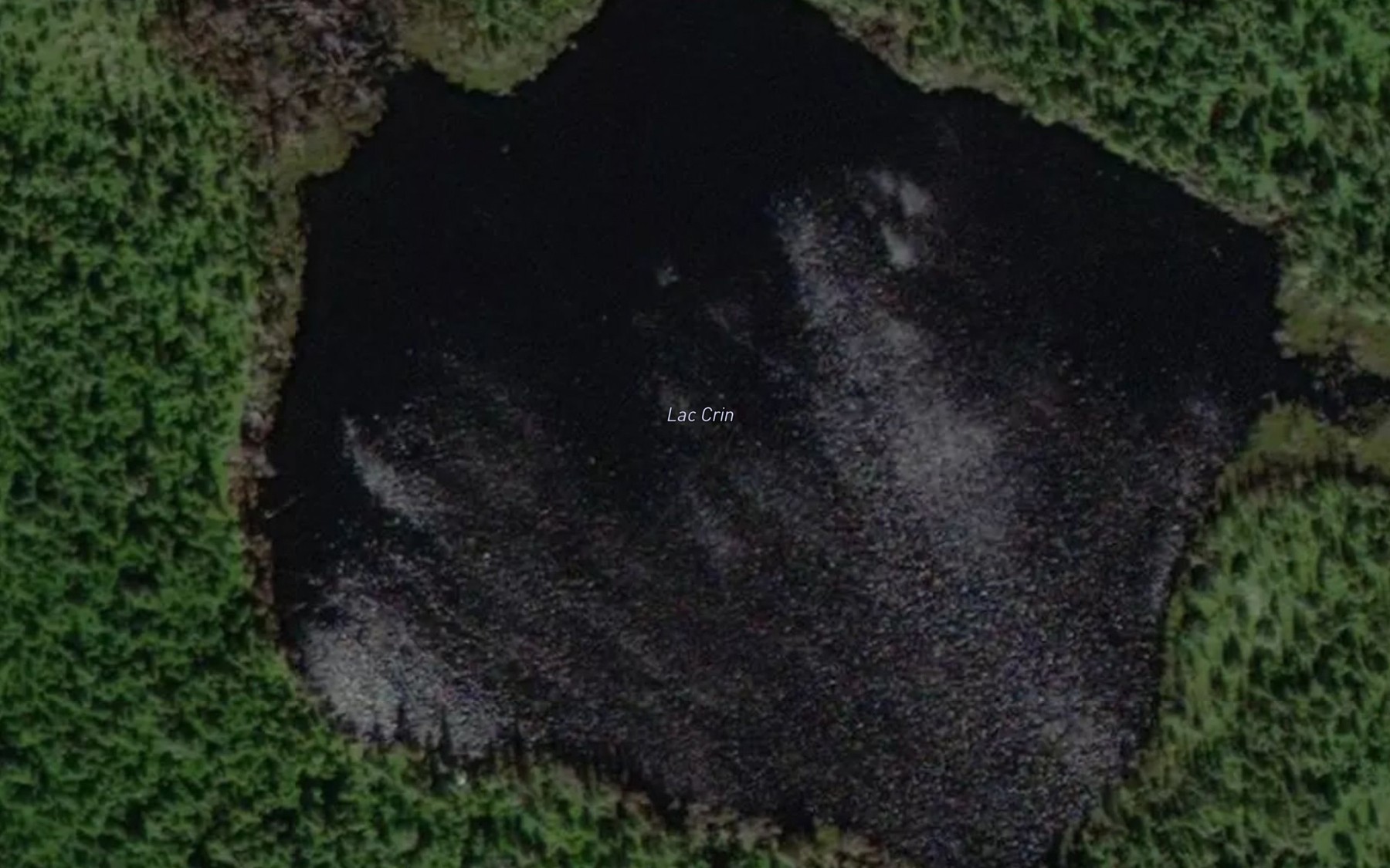 Satellite map of the Lac Crin