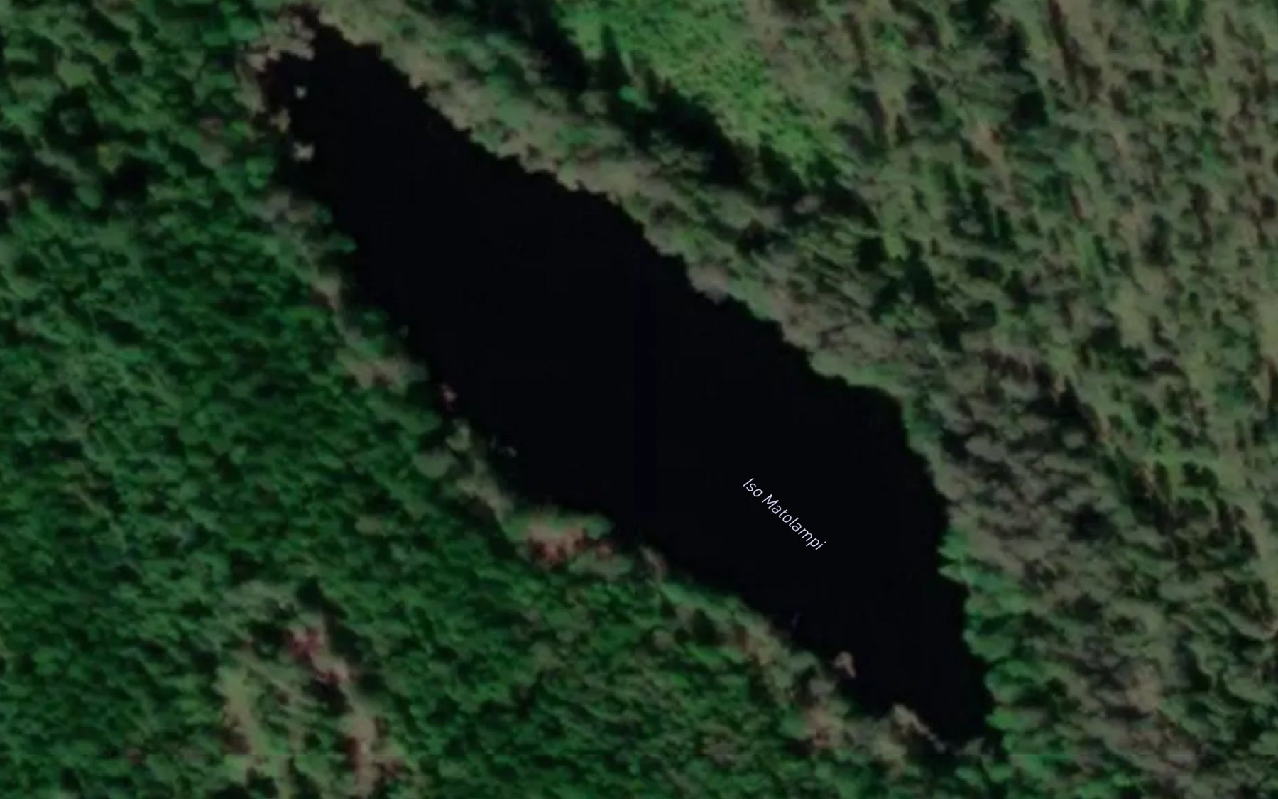 Satellite map of the Iso Matolampi