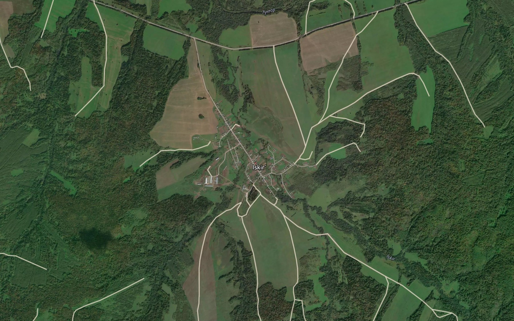 Satellite map of the Malyy Tulach