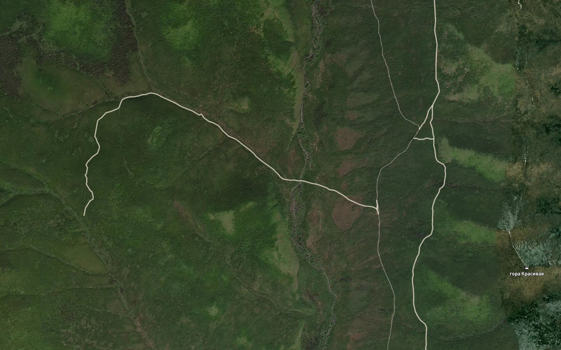 Satellite map of the Mayskiy