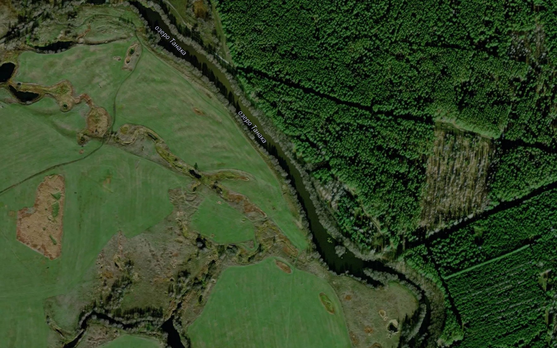 Satellite map of the Ozero Tanaka