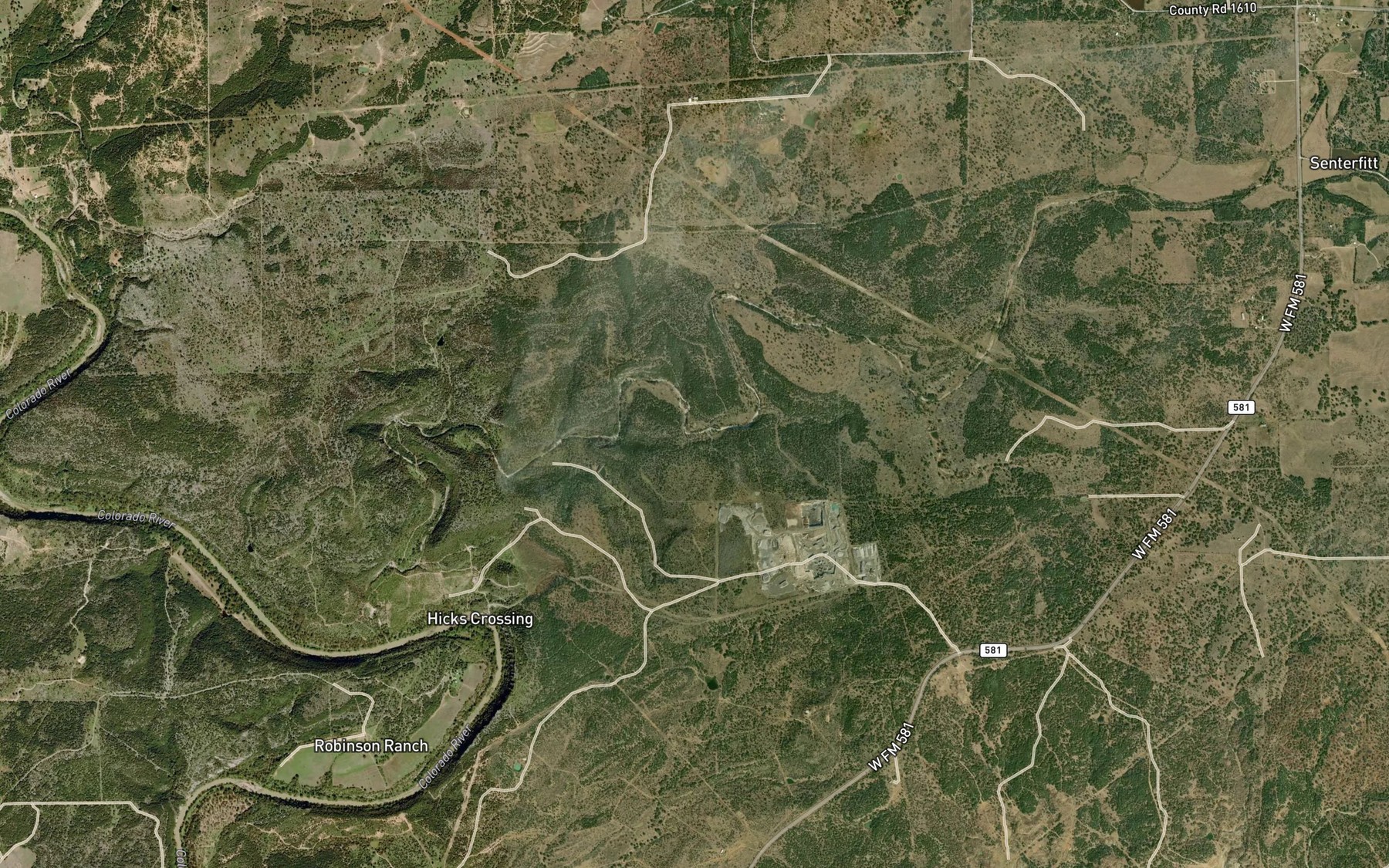 Satellite map of the Indian Water Hole