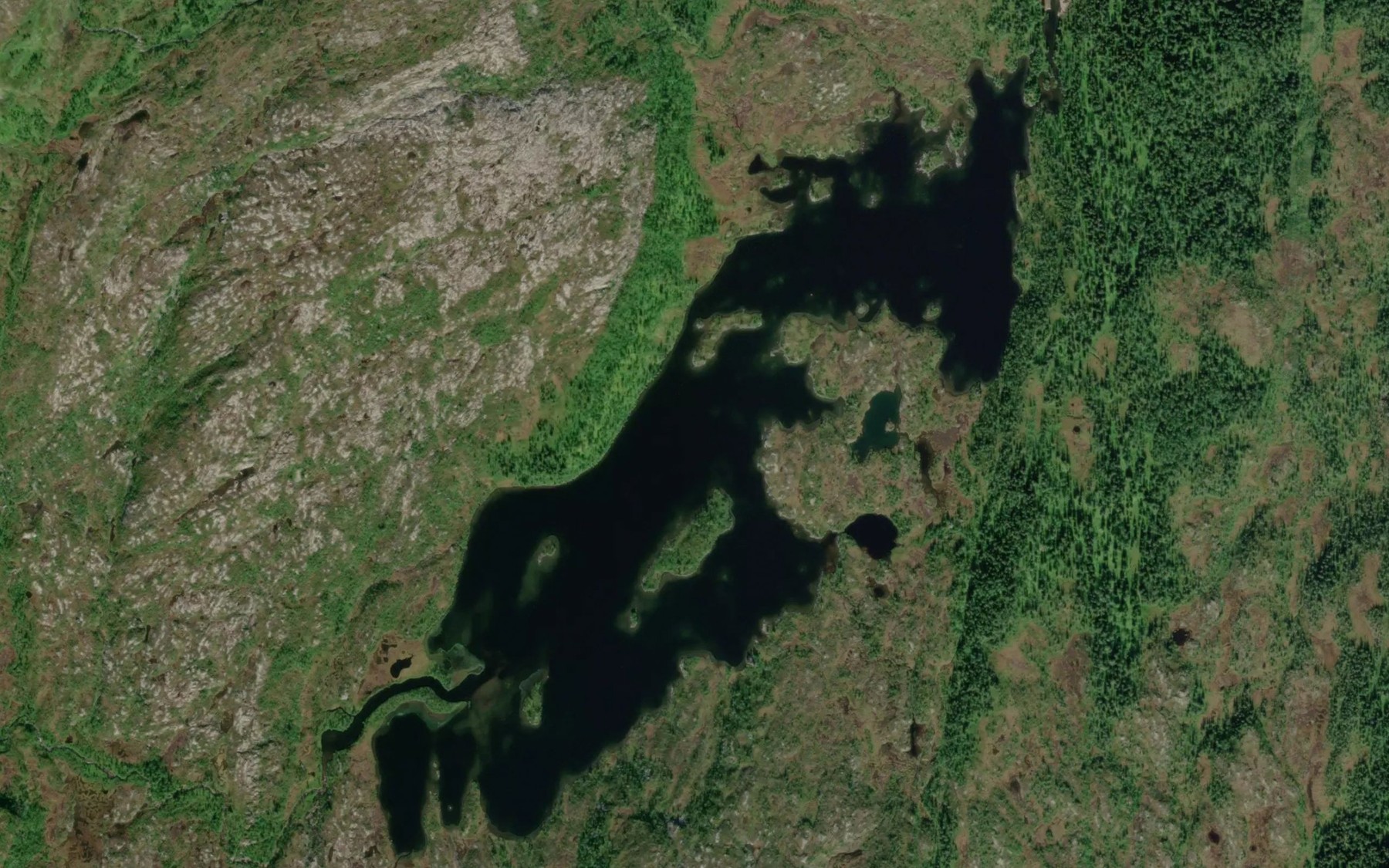 Satellite map of the Molnvatnet