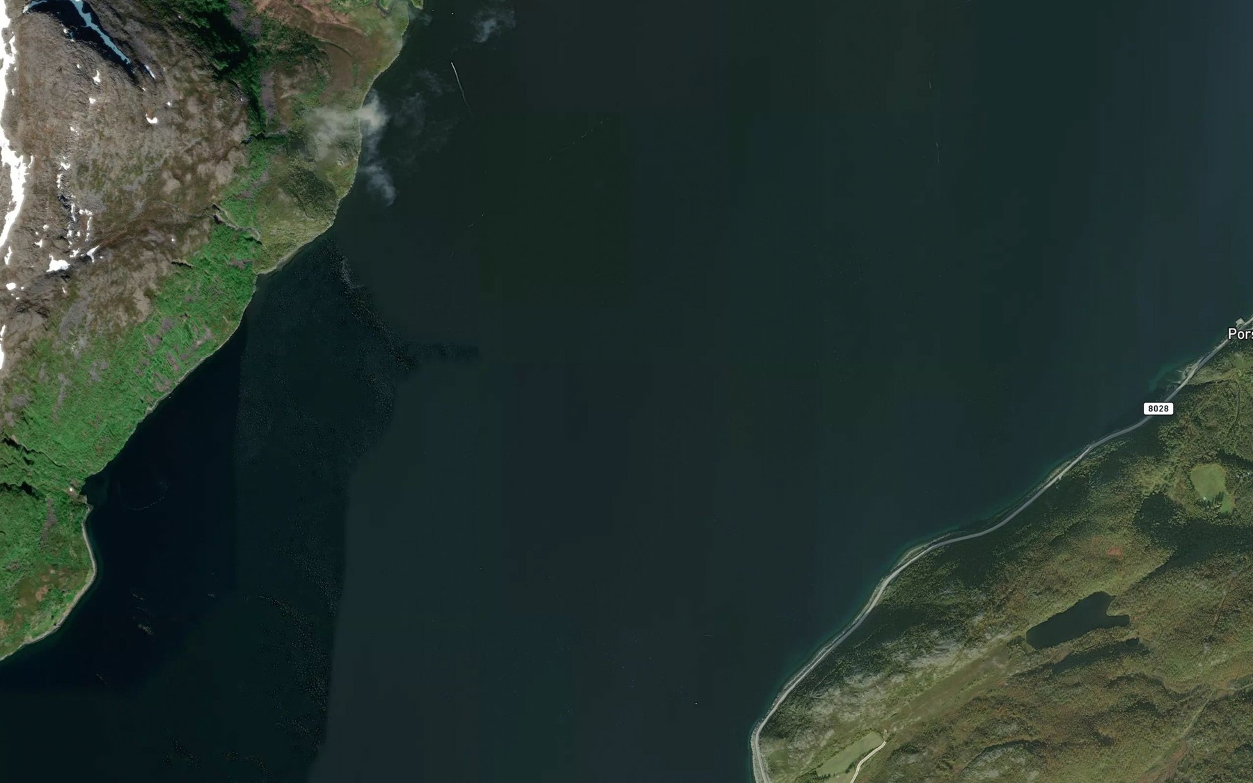 Satellite map of the Vargsundet