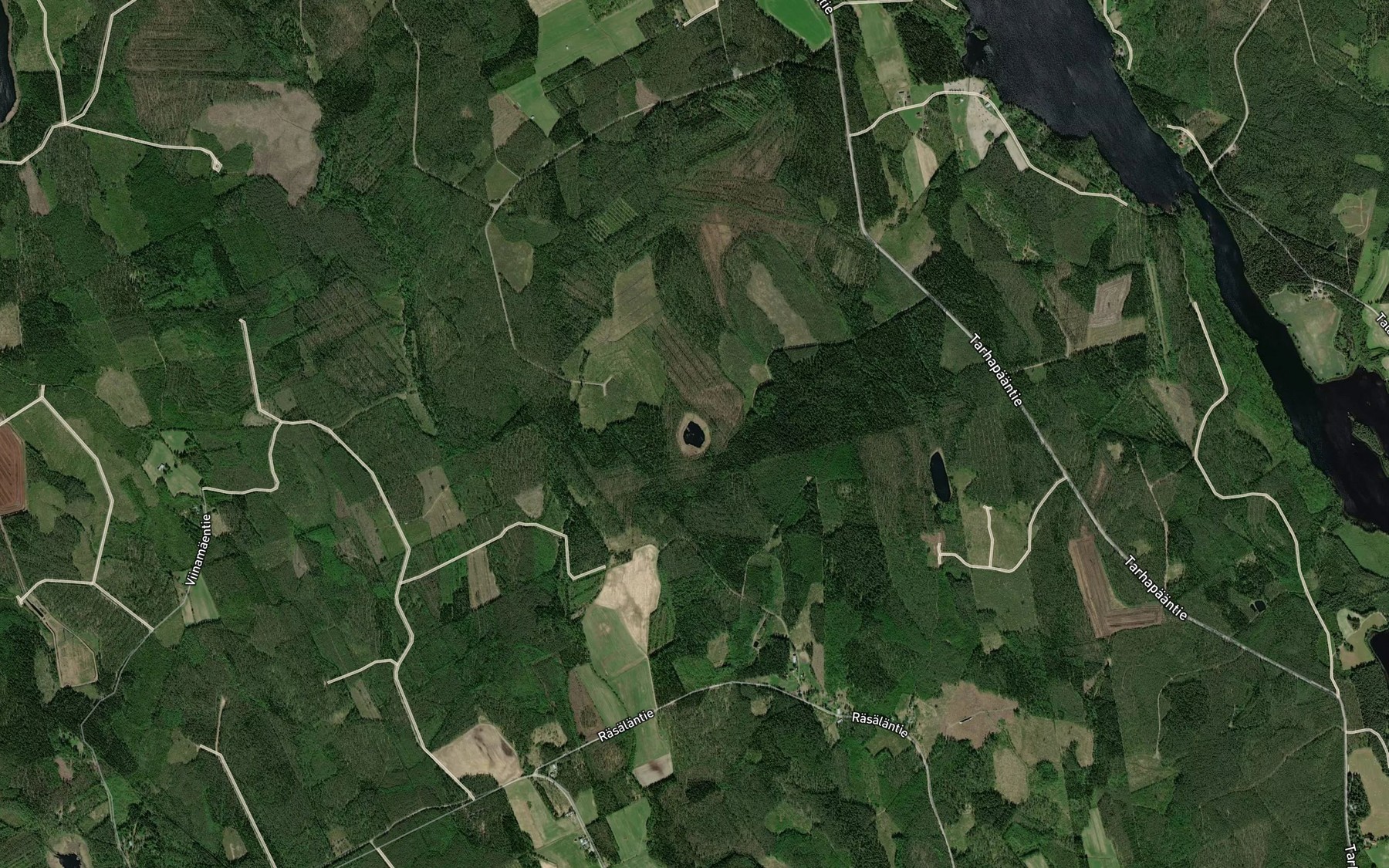Satellite map of the Suolampi