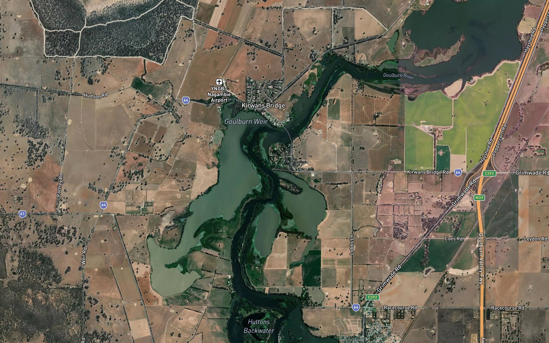 Satellite map of the Spot 3