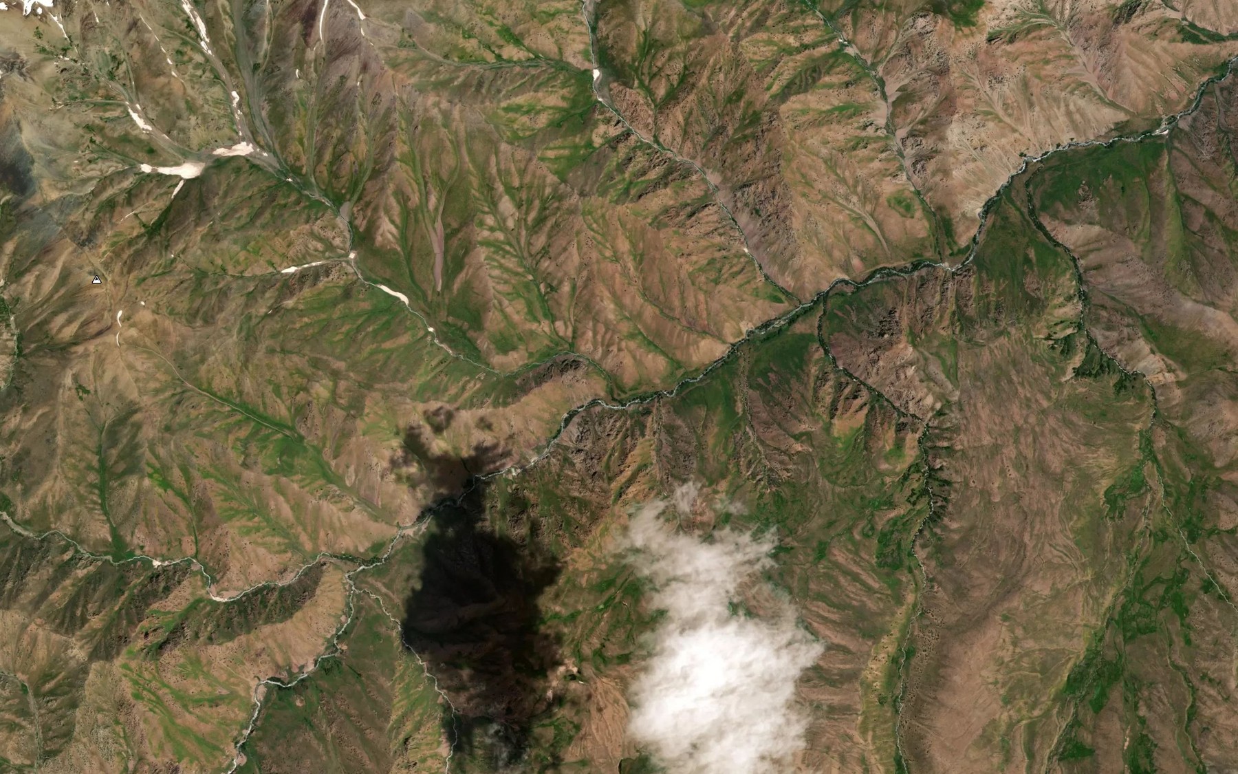 Satellite map of the Taypak-Say