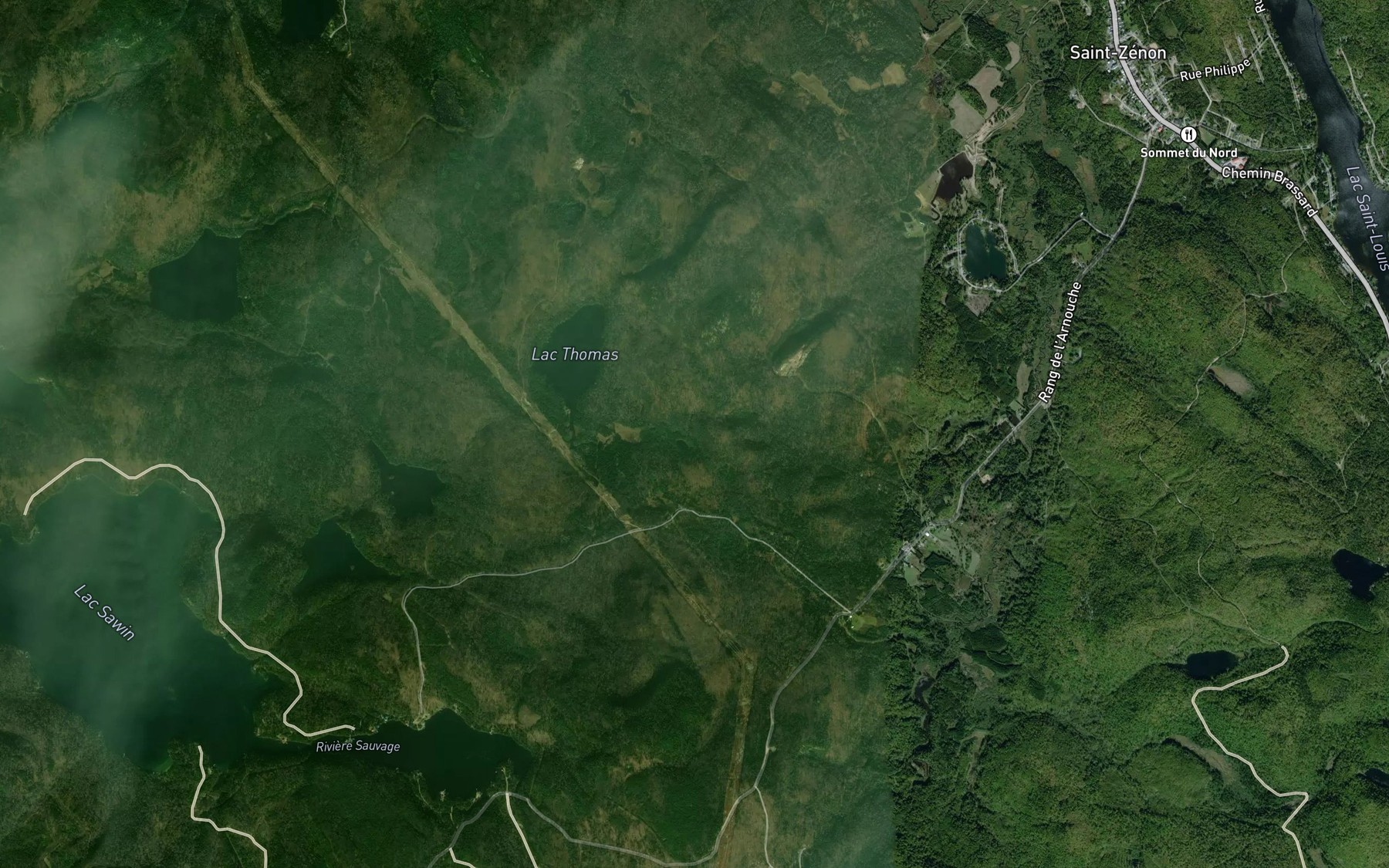Satellite map of the Baie du Pere-Tellier