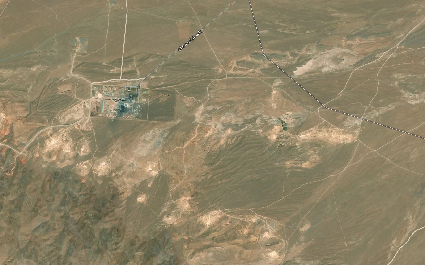 Satellite map of the Cheshmeh-ye Shahan
