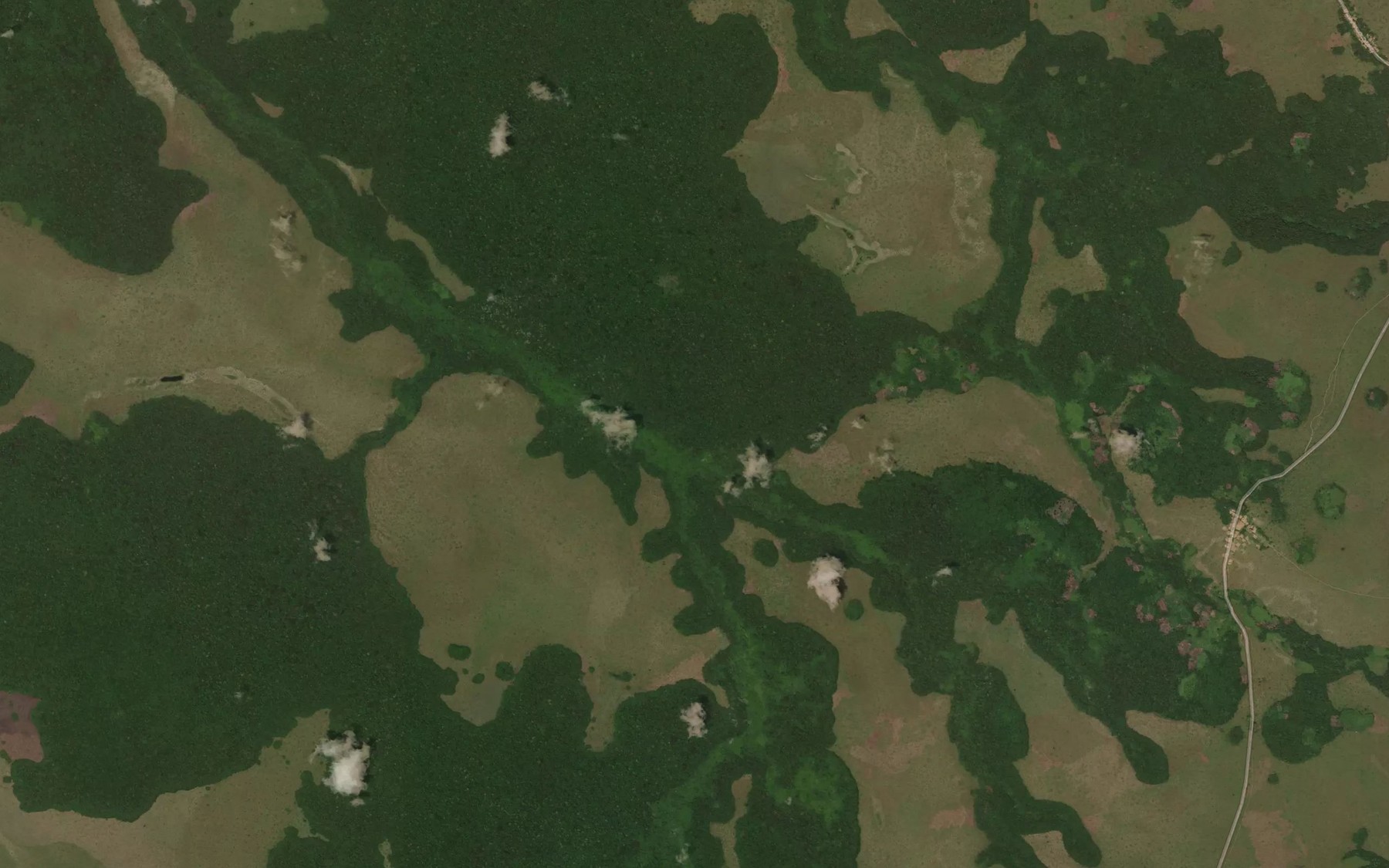 Satellite map of the Akwa