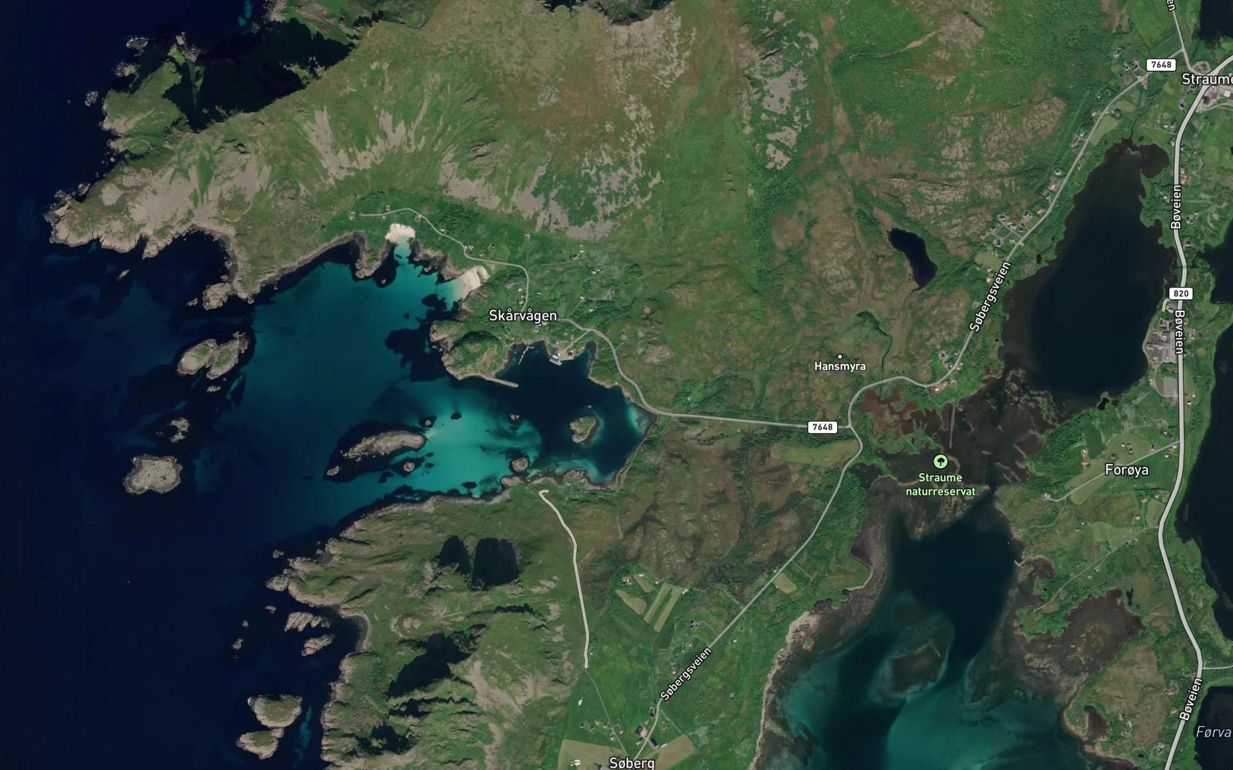 Satellite map of the Brattvika