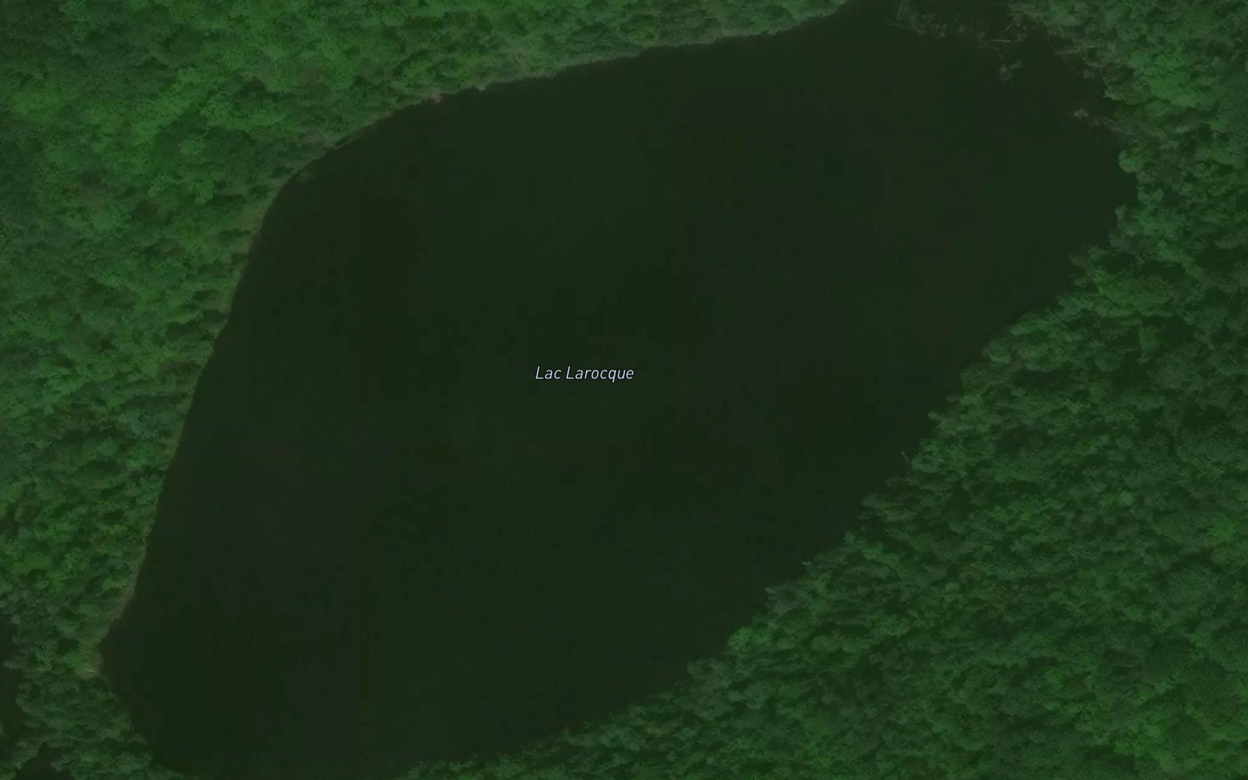 Satellite map of the Lac Larocque