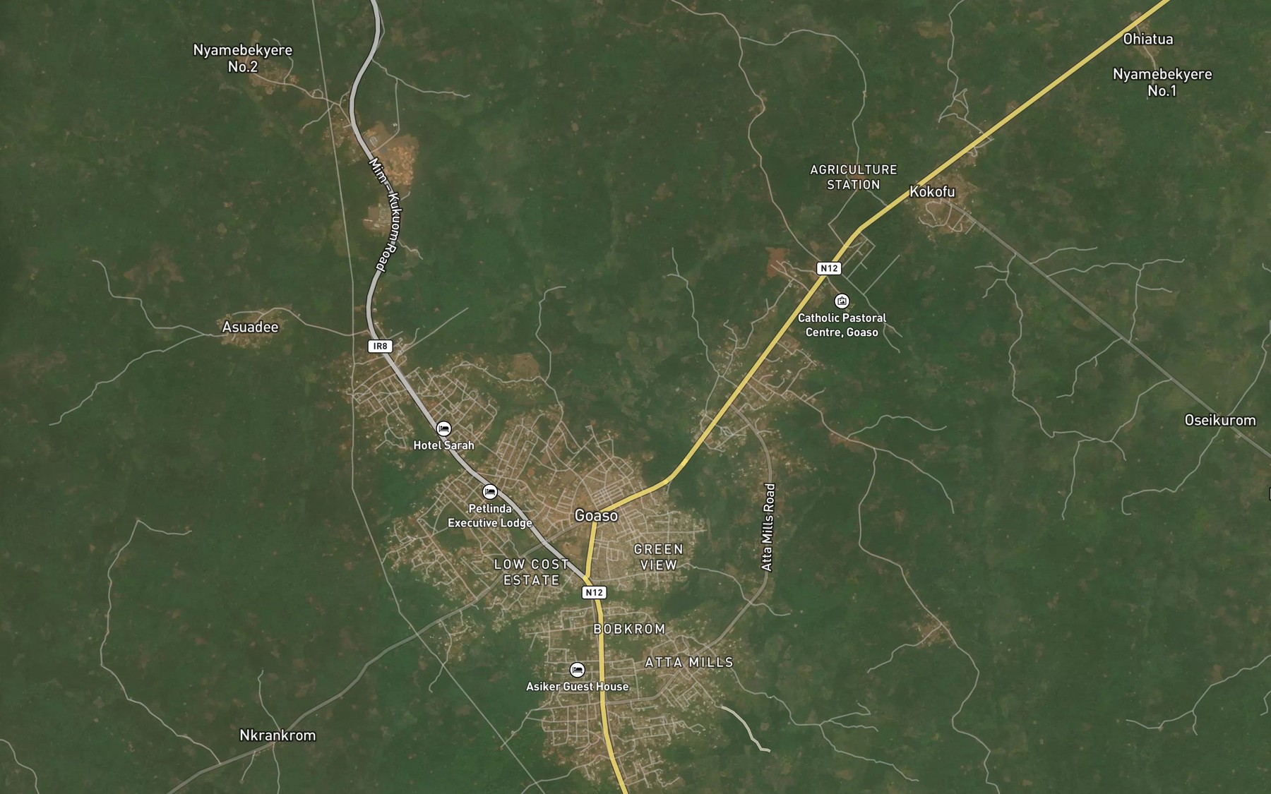 Satellite map of the Kontanwura