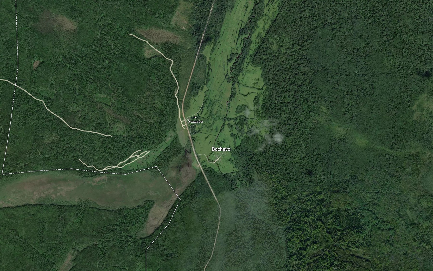 Satellite map of the Sapina