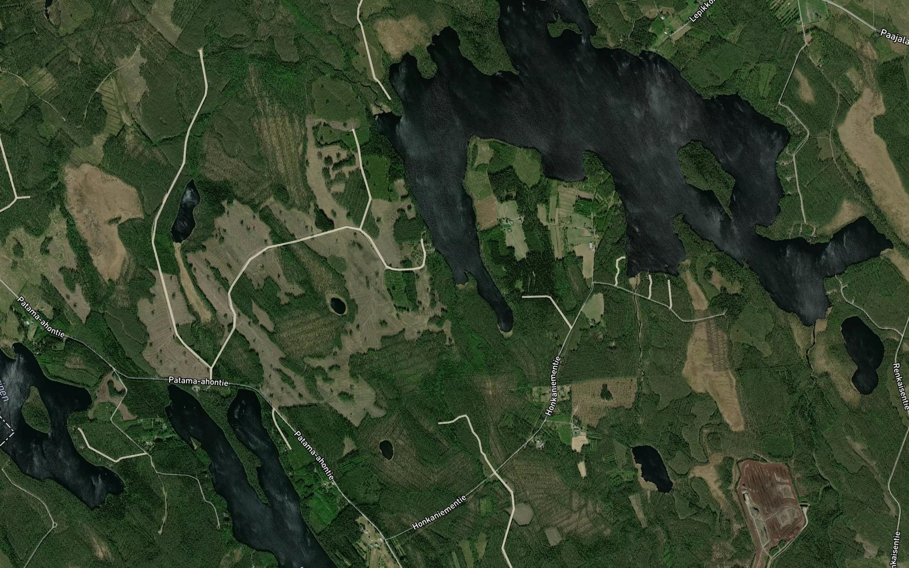 Satellite map of the Latvasenpuro