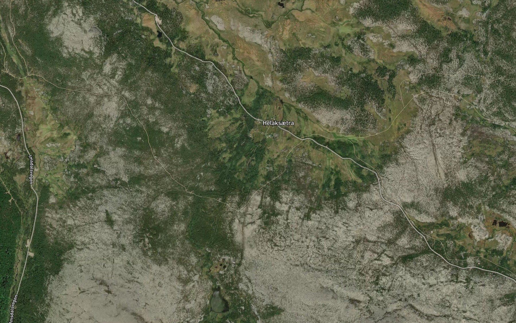 Satellite map of the Sobekken