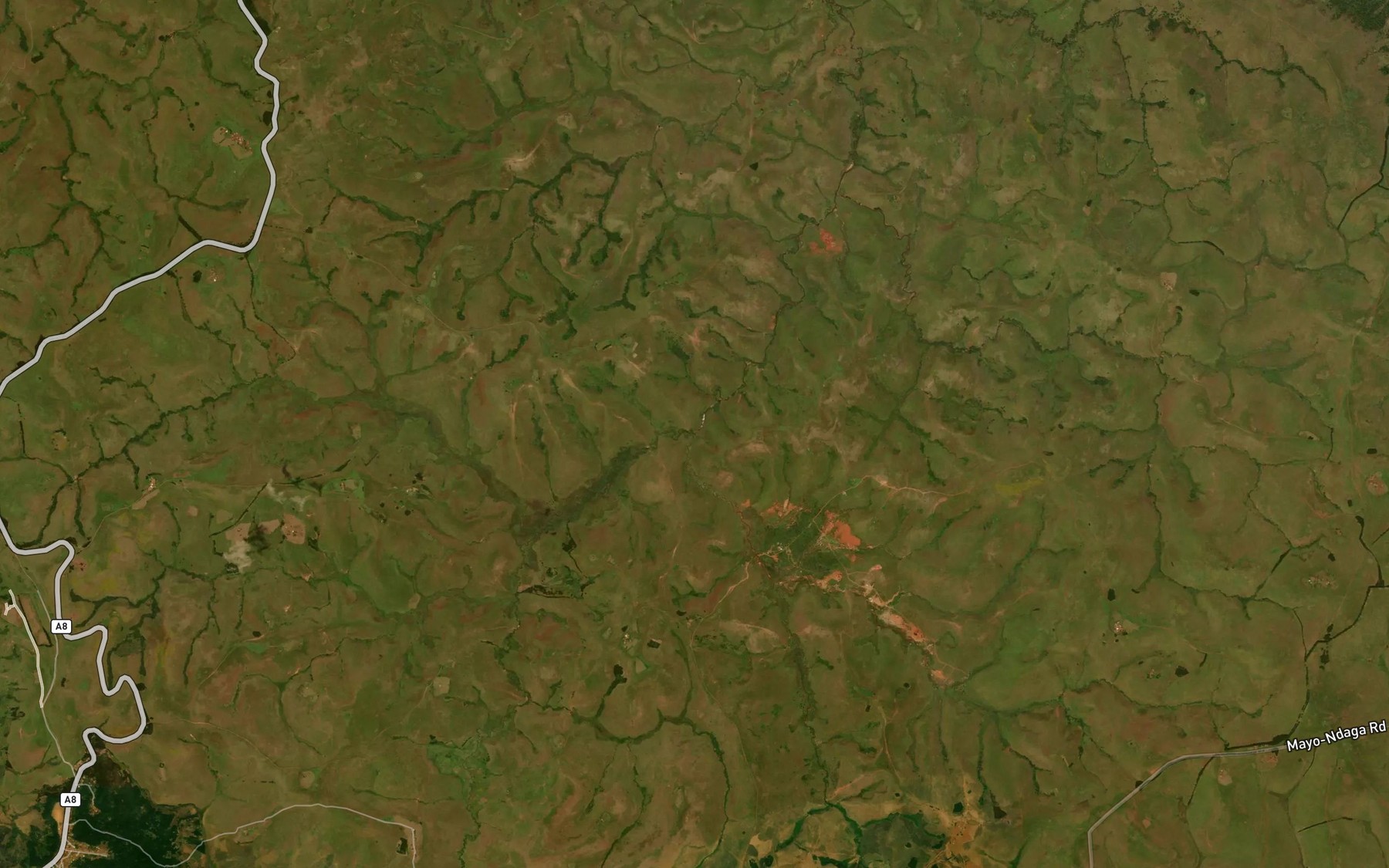 Satellite map of the River Ngelforo