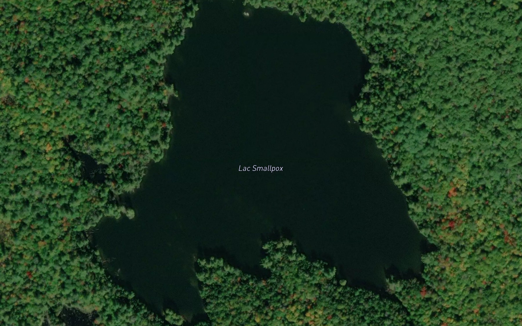 Satellite map of the Lac Smallpox