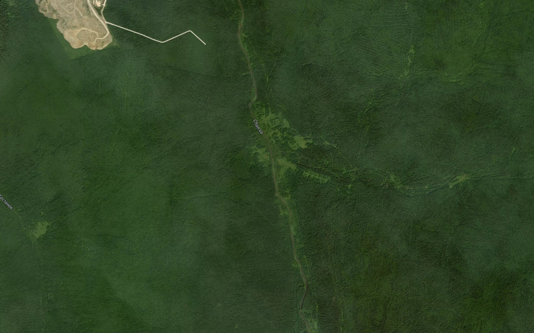 Satellite map of the Anyusha