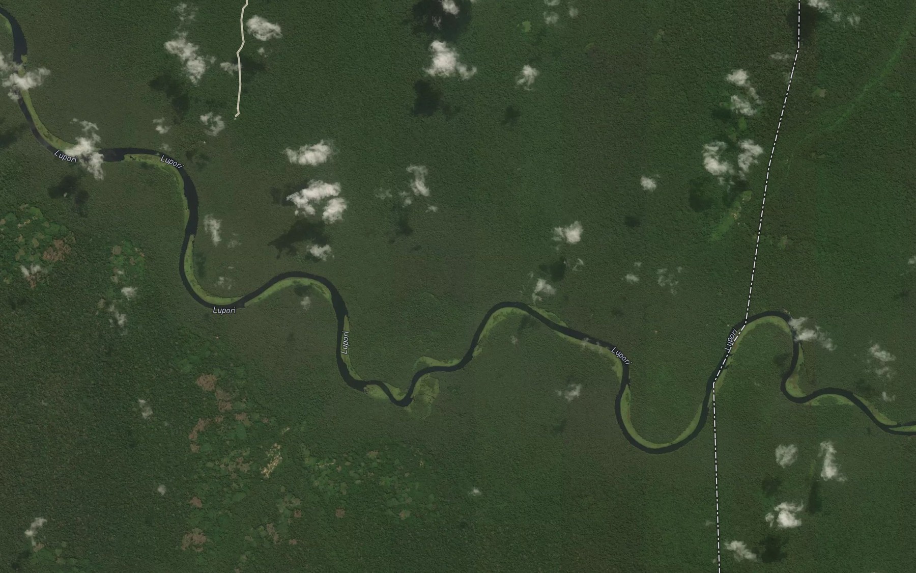 Satellite map of the Liango