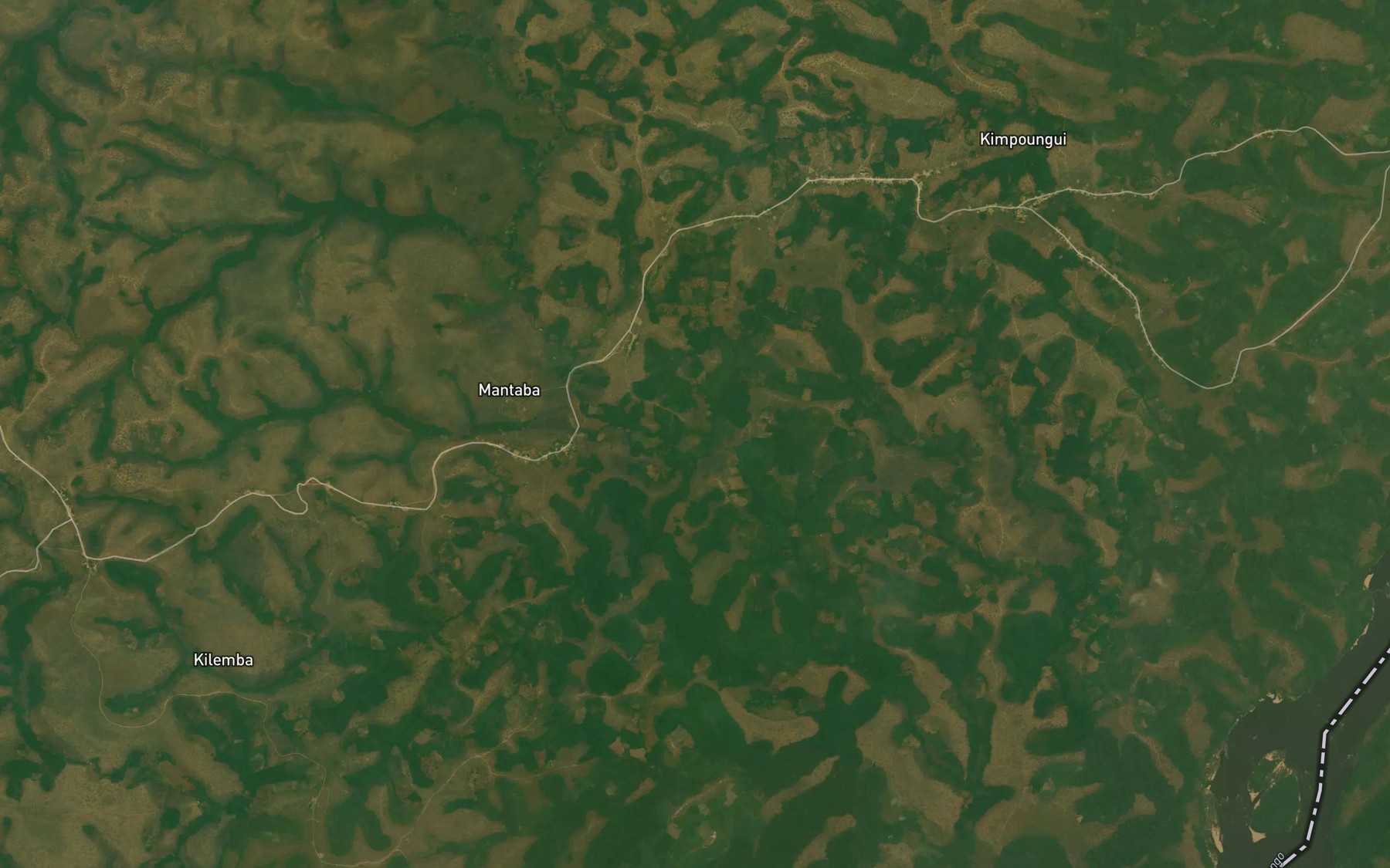 Satellite map of the Kissi