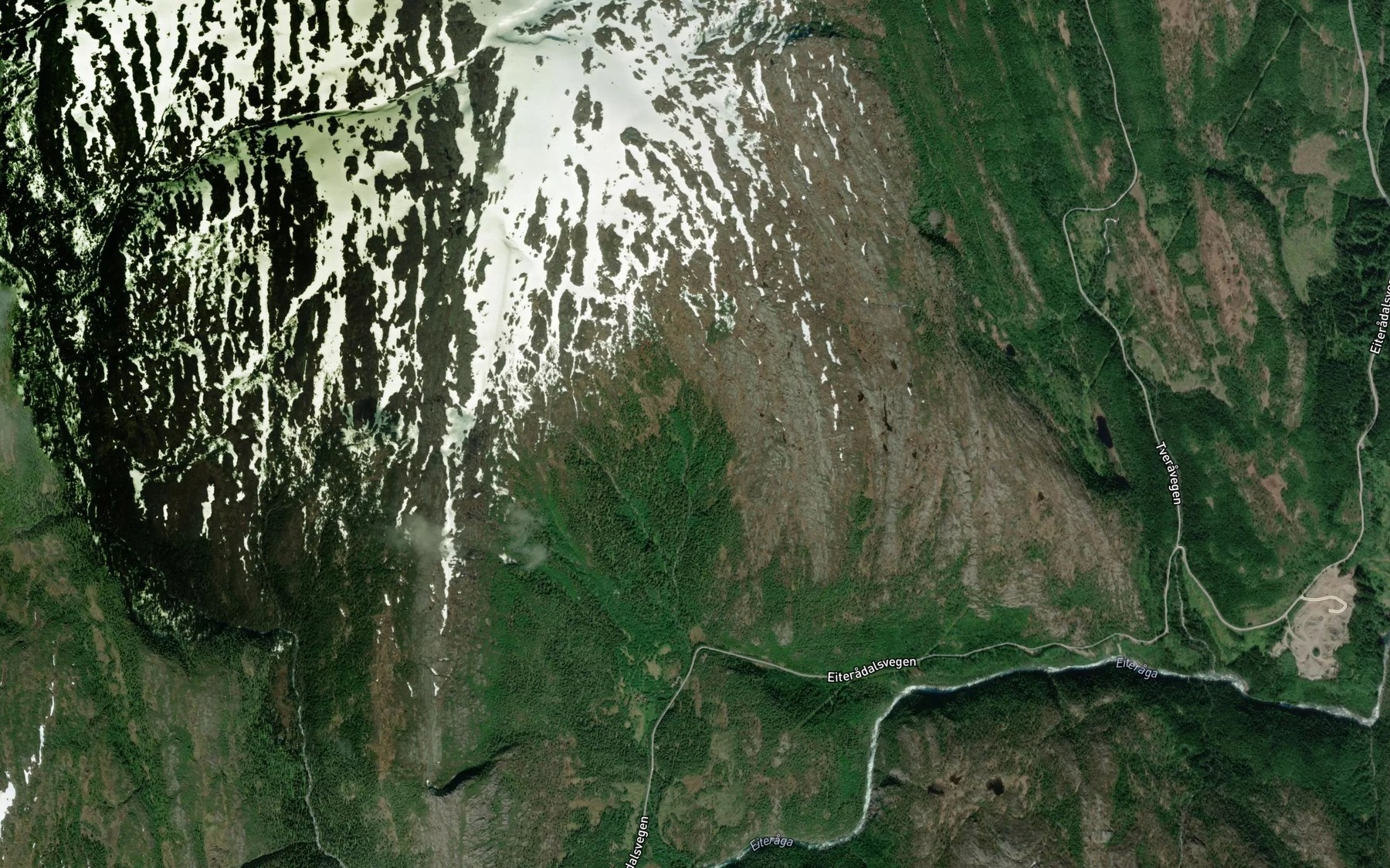 Satellite map of the Kotrembekken